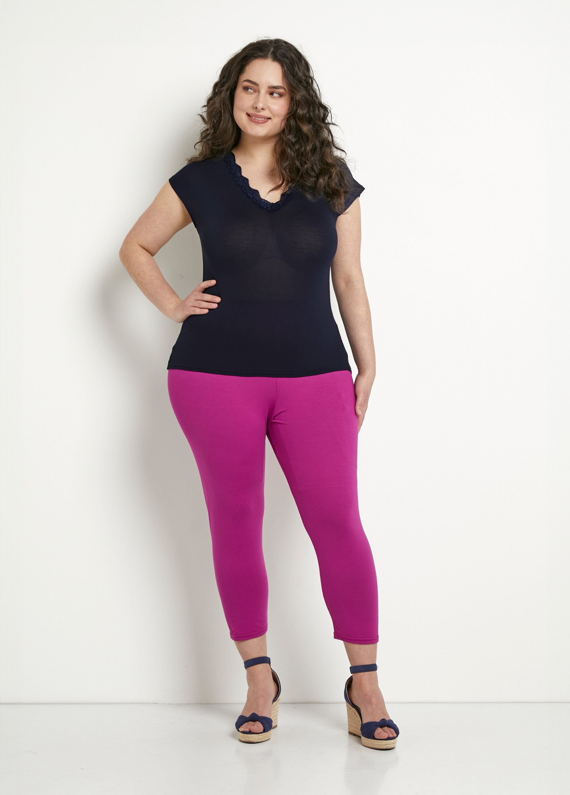 Leggings_corti_con_elastico_in_vita_Uni_cassis_SF1_curvy