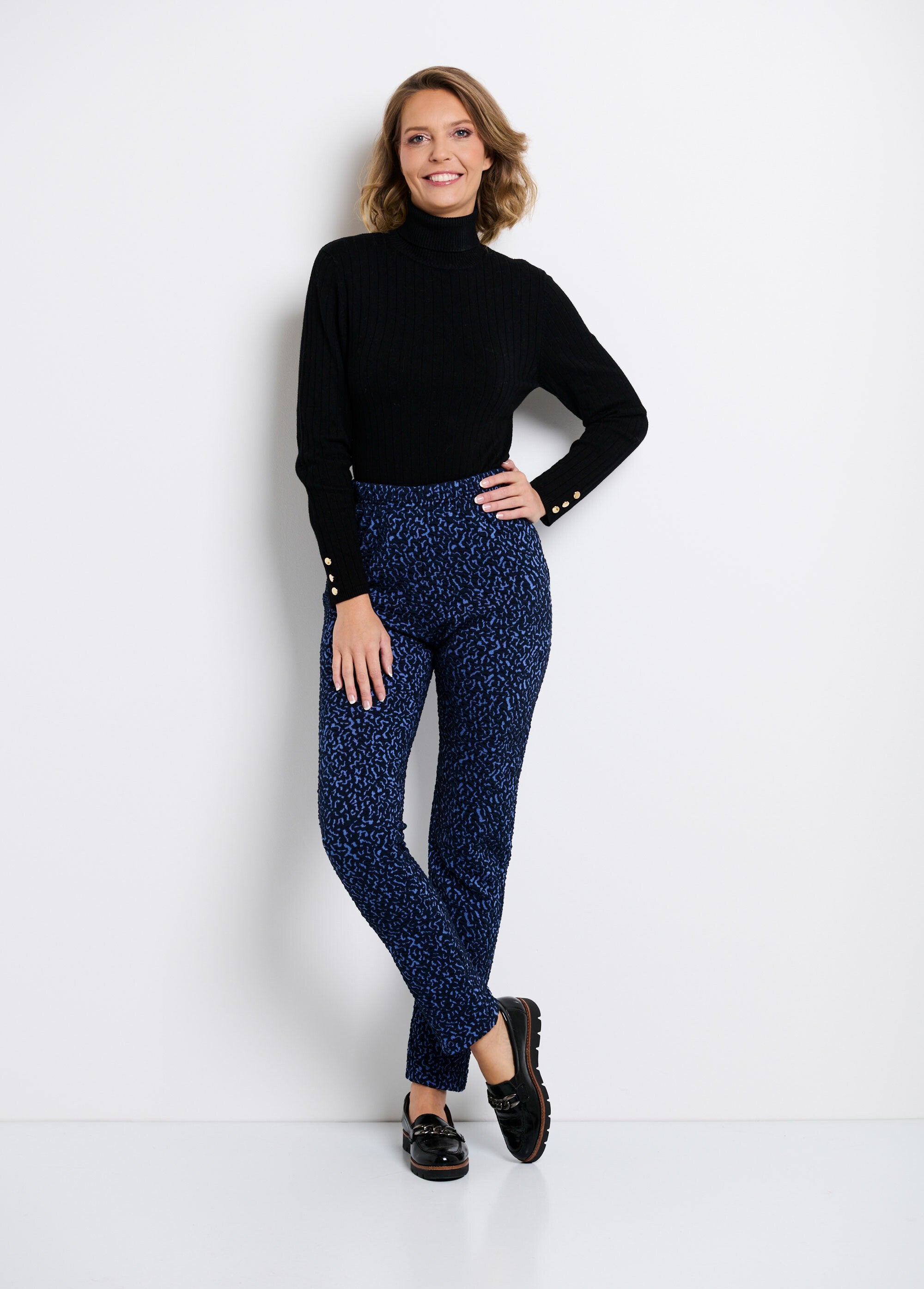 Leggings_elasticizzati_in_vita,_tinta_unita_o_bicolore_Bleu_et_indigo_SF1_slim