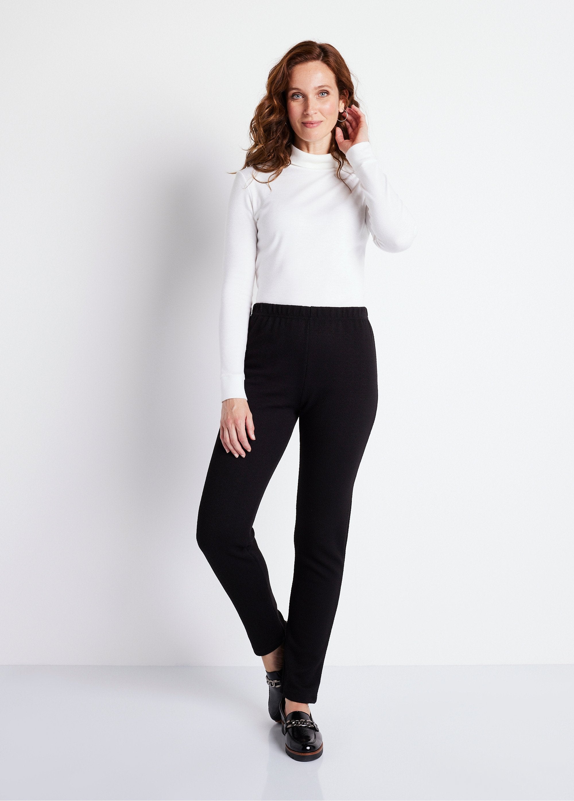 Leggings_in_jersey_stretch_con_elastico_in_vita_Uni_noir_SF1_slim