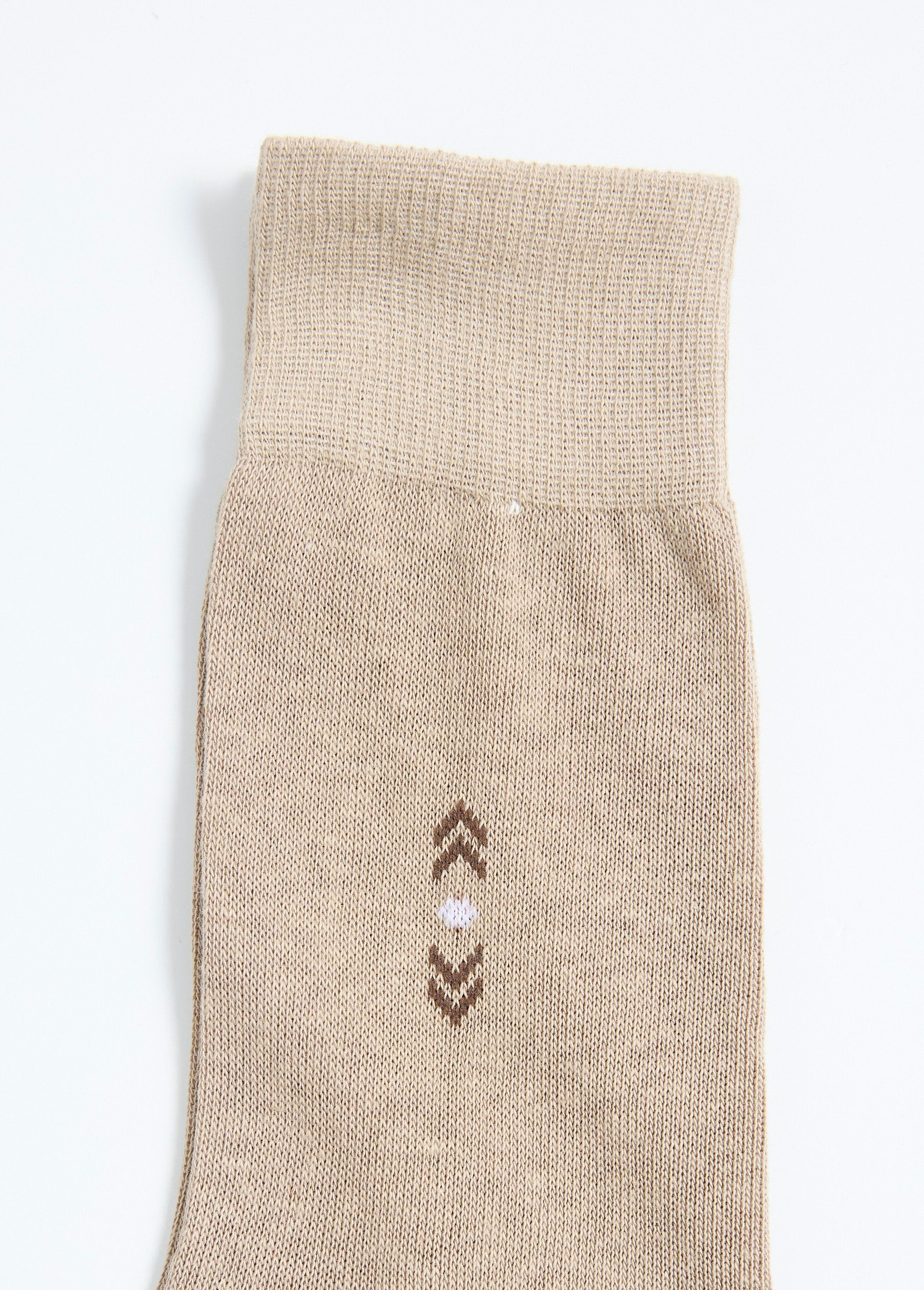 Confezione_da_10_calzini_a_tinta_unita_e_fantasia_Assortis_noir_DE6_slim