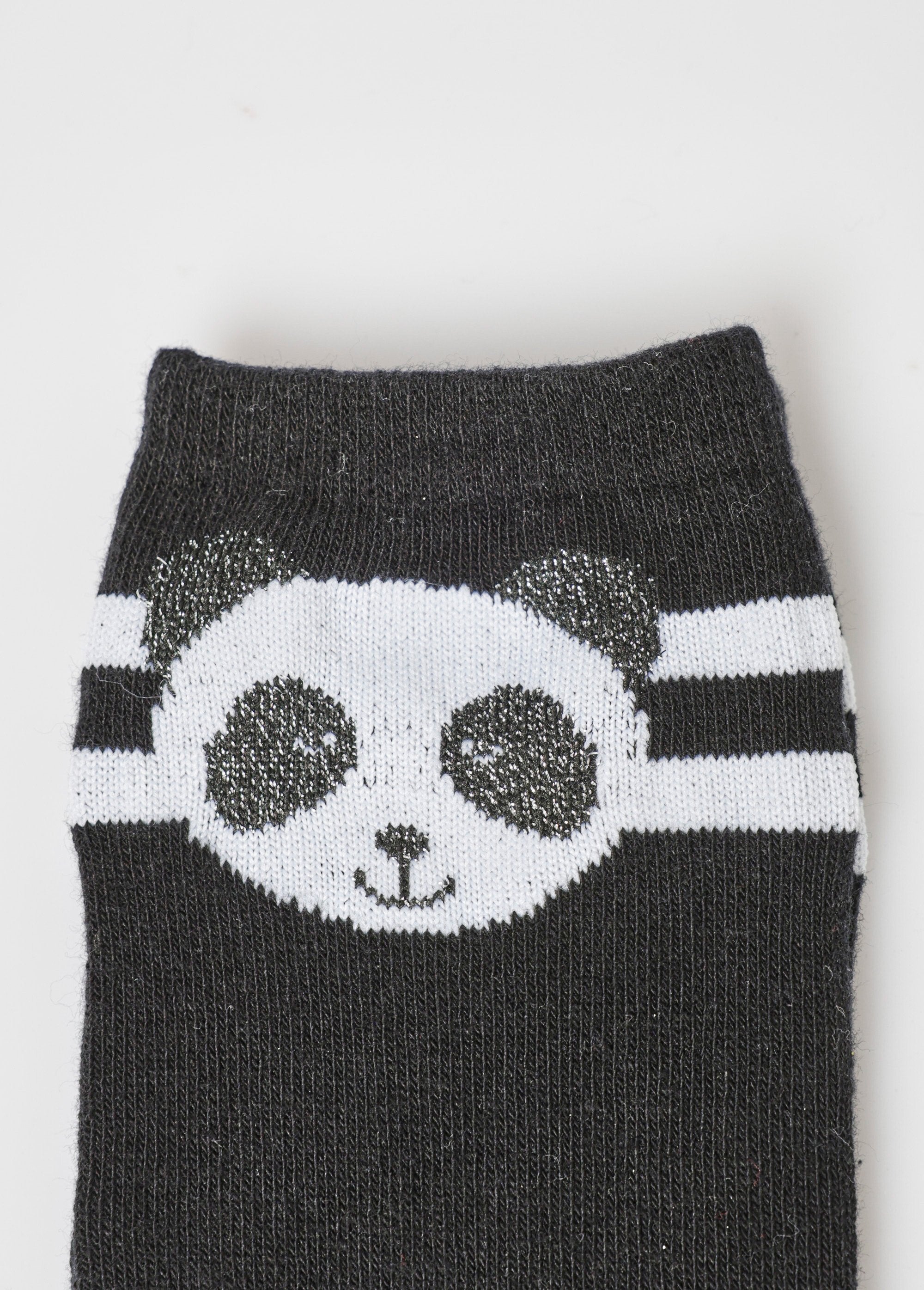 Set_di_3_calzini,_tema_panda_Gris_et_noir_DE3_slim