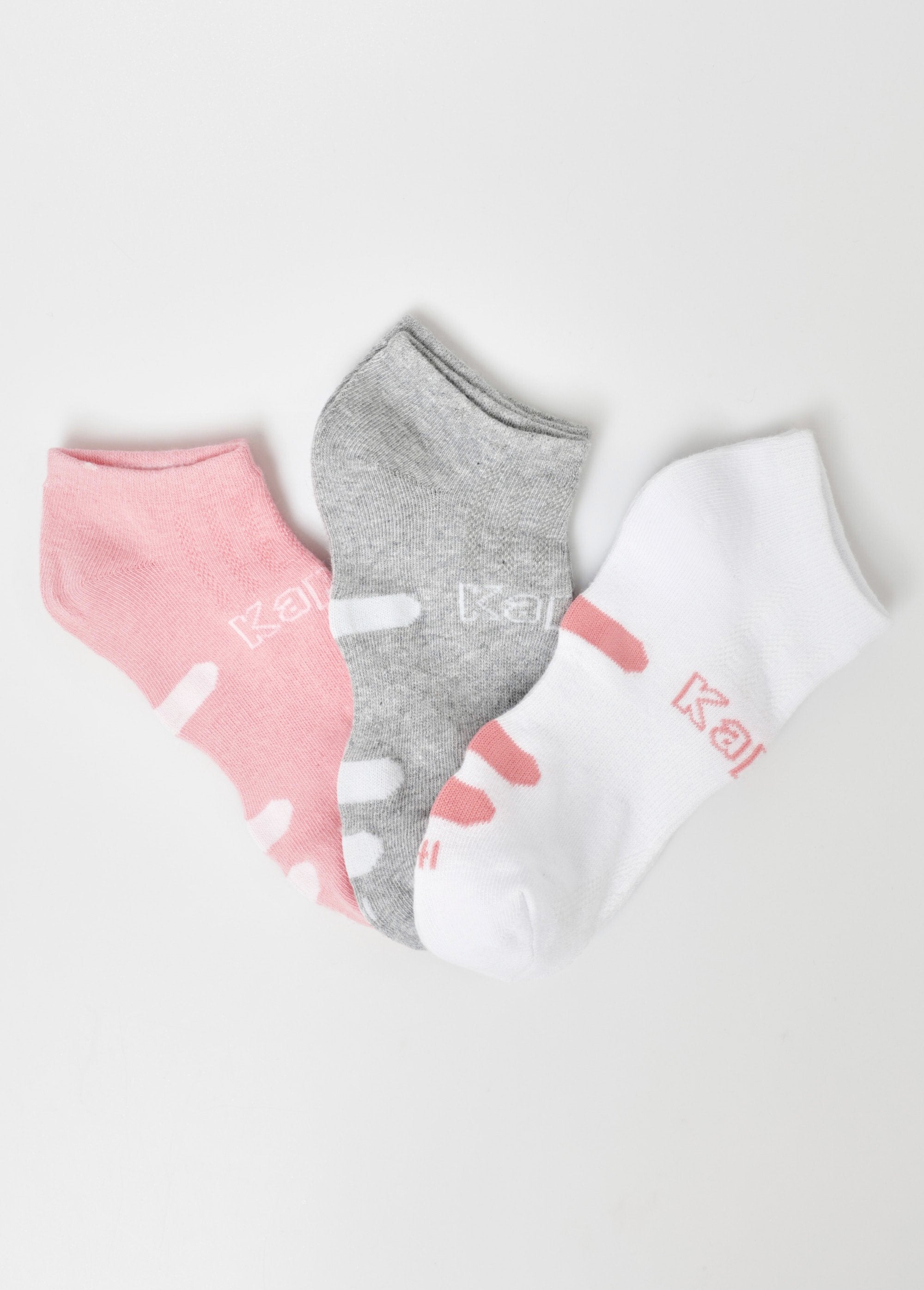 Confezione_da_3_calzini_con_logo_e_linea,_assortiti_Assortis_rose_FA1_slim