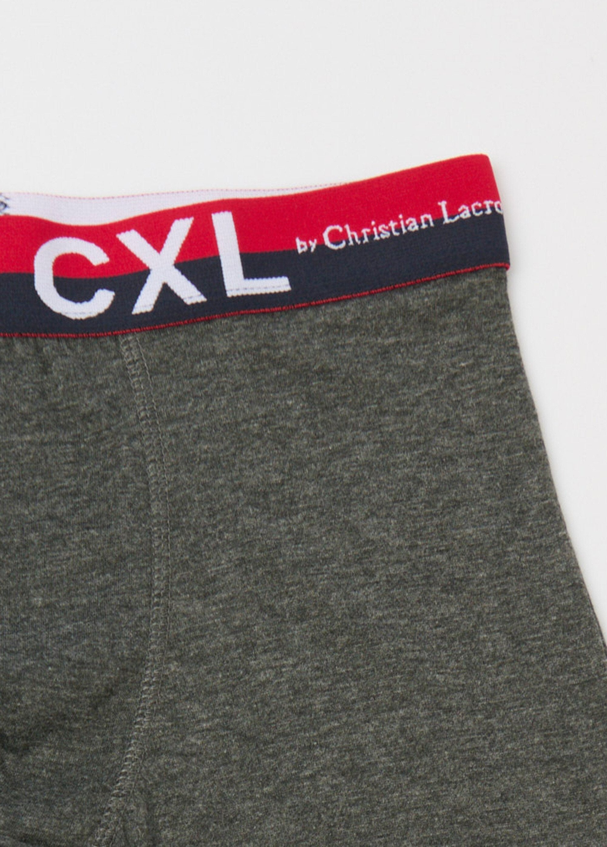 Confezione_da_4_boxer_in_tinta_unita_con_logo_in_vita_Gris_fonce_DE1_slim