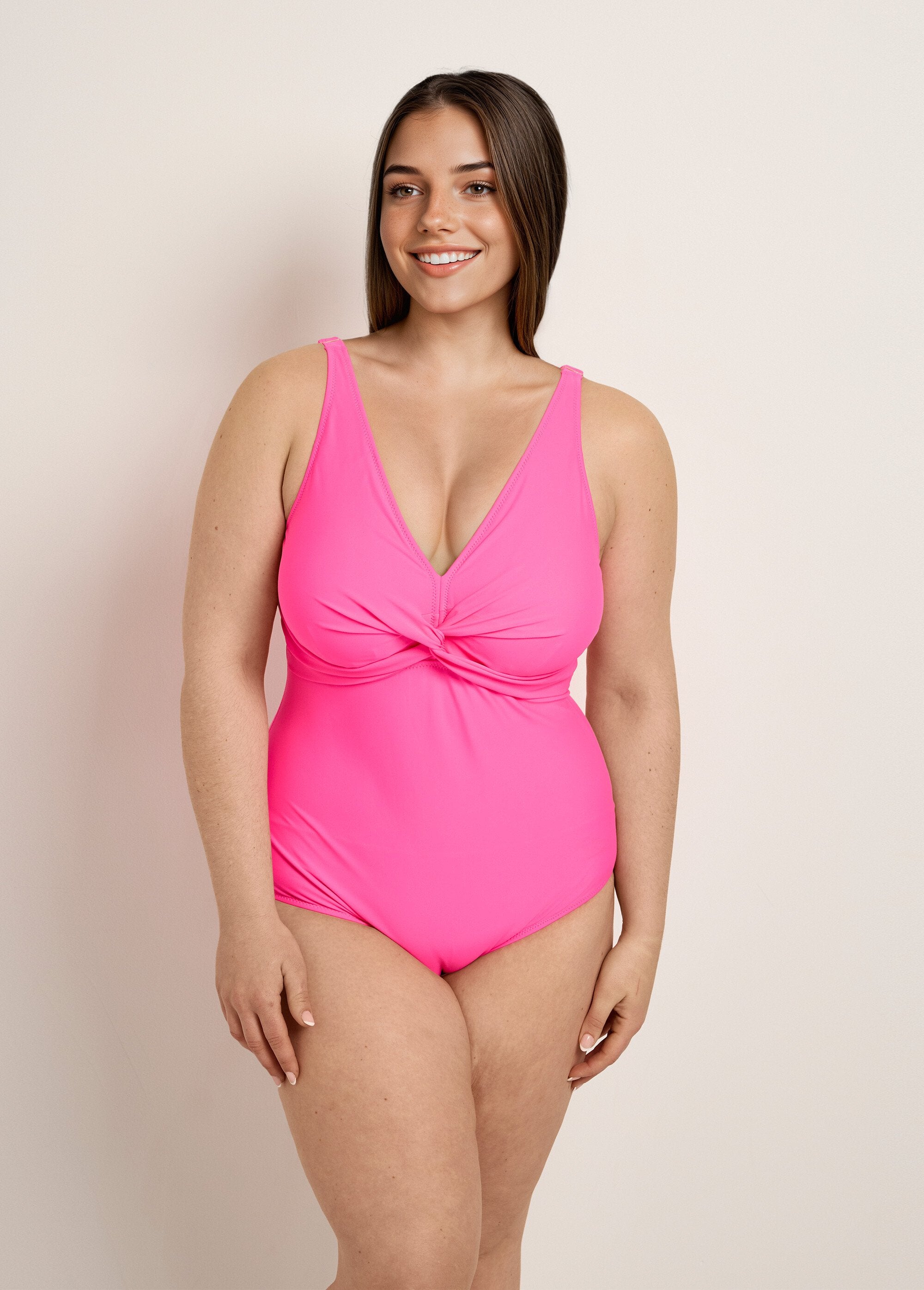 Costume_da_bagno_a_1_pezzo,_scollatura_drappeggiata_Fuchsia_FA1_curvy