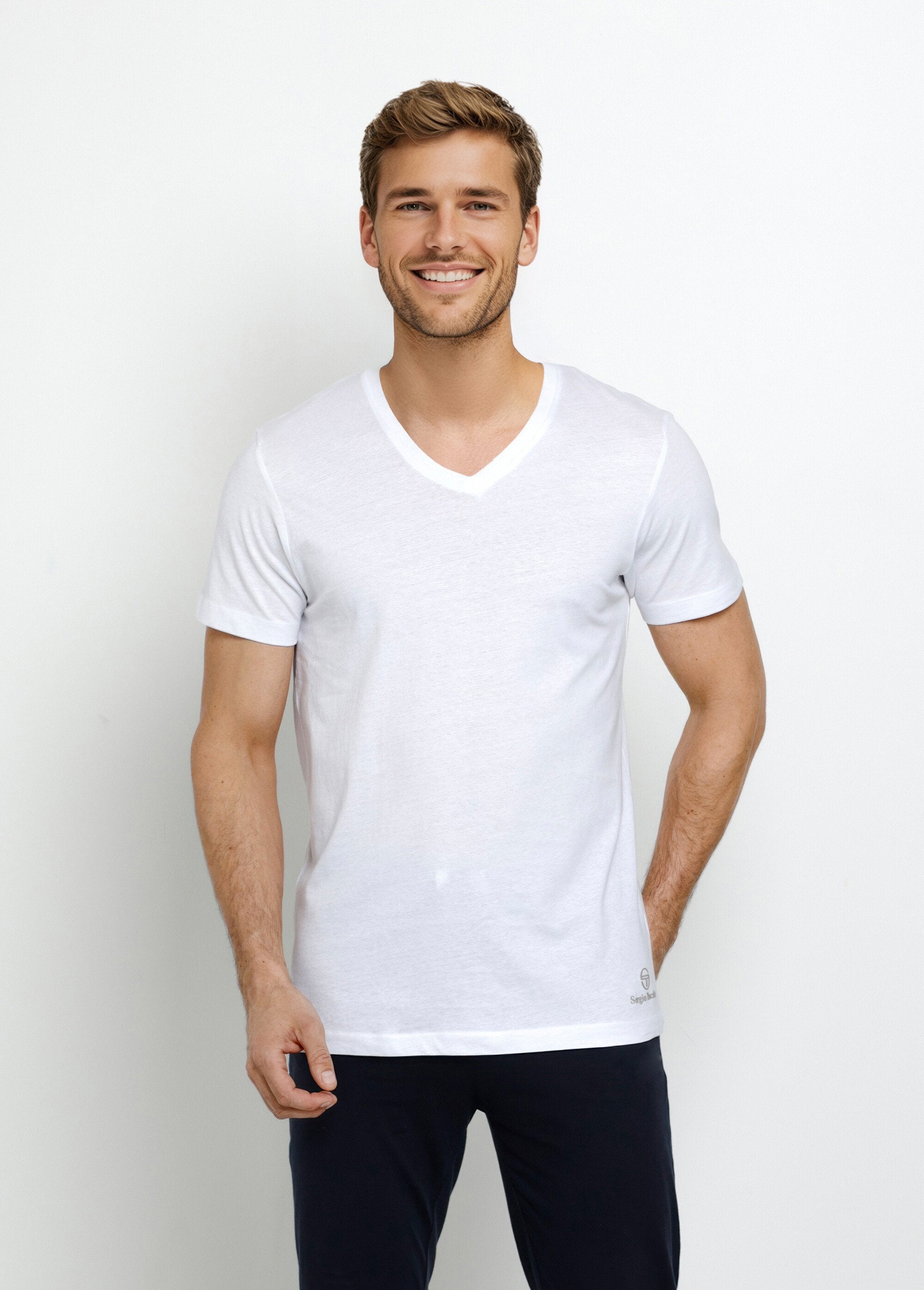 T-shirt_essenziali_a_maniche_corte_con_scollo_a_V_Blanc_FA1_slim