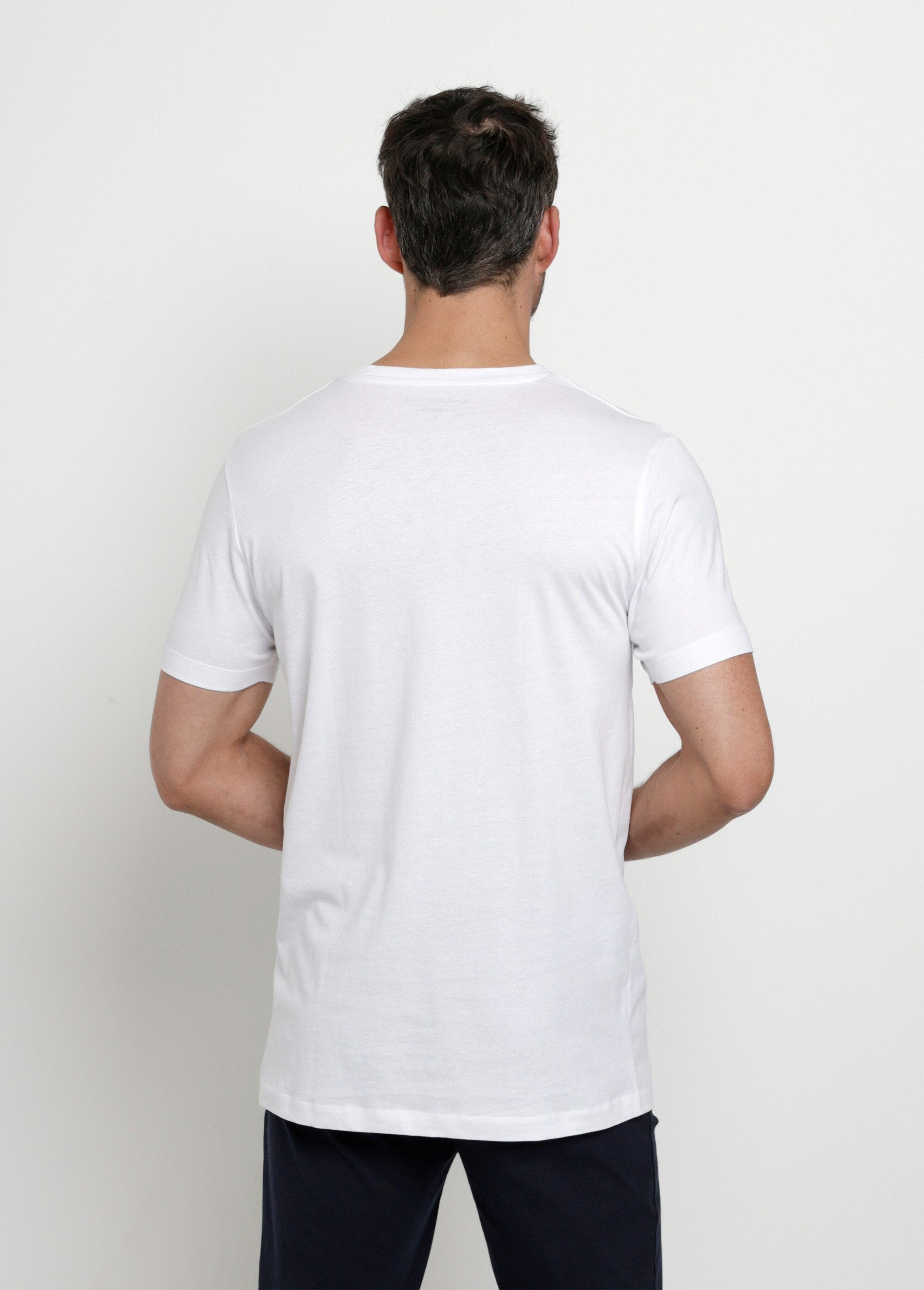 T-shirt_con_scollo_a_V,_maniche_corte,_essenziali_Blanc_DO1_slim