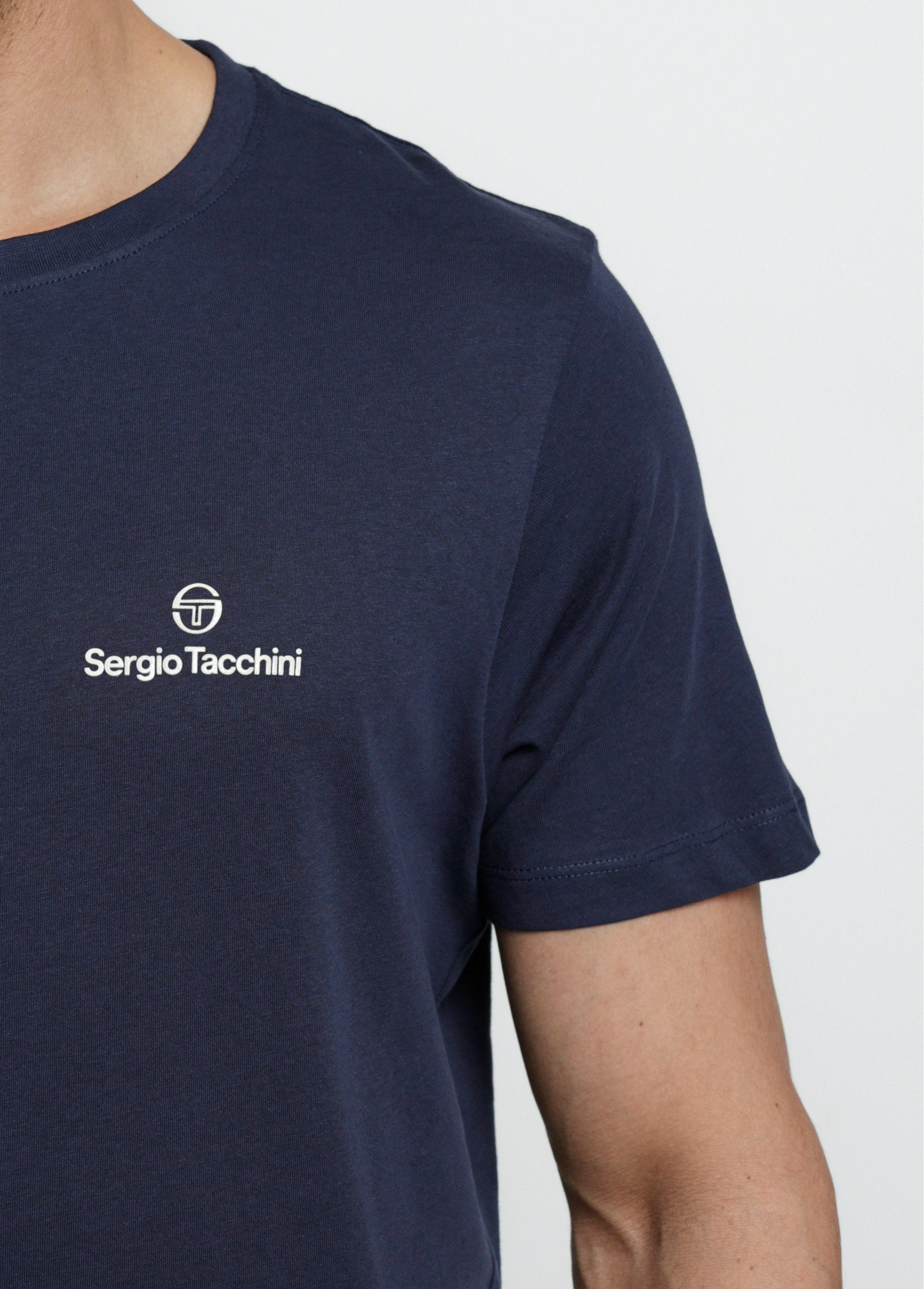 T-shirt_con_scollo_rotondo,_maniche_corte,_scura_Marine_DE1_slim