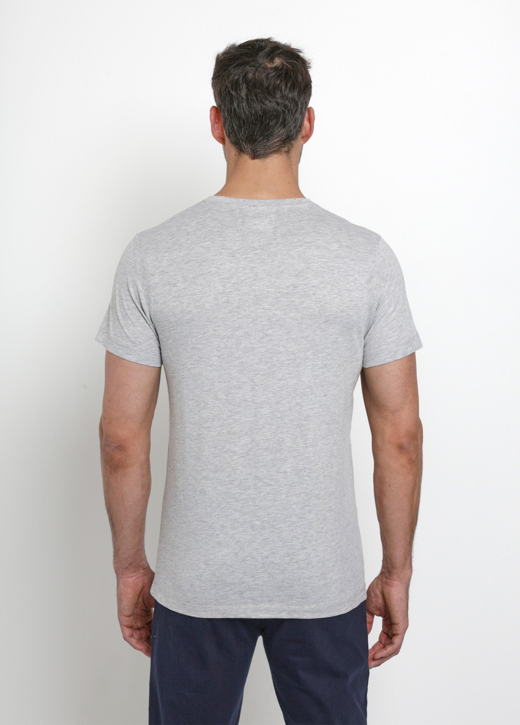 T-shirt_scura_a_maniche_corte_con_scollo_a_V_Gris_DO1_slim