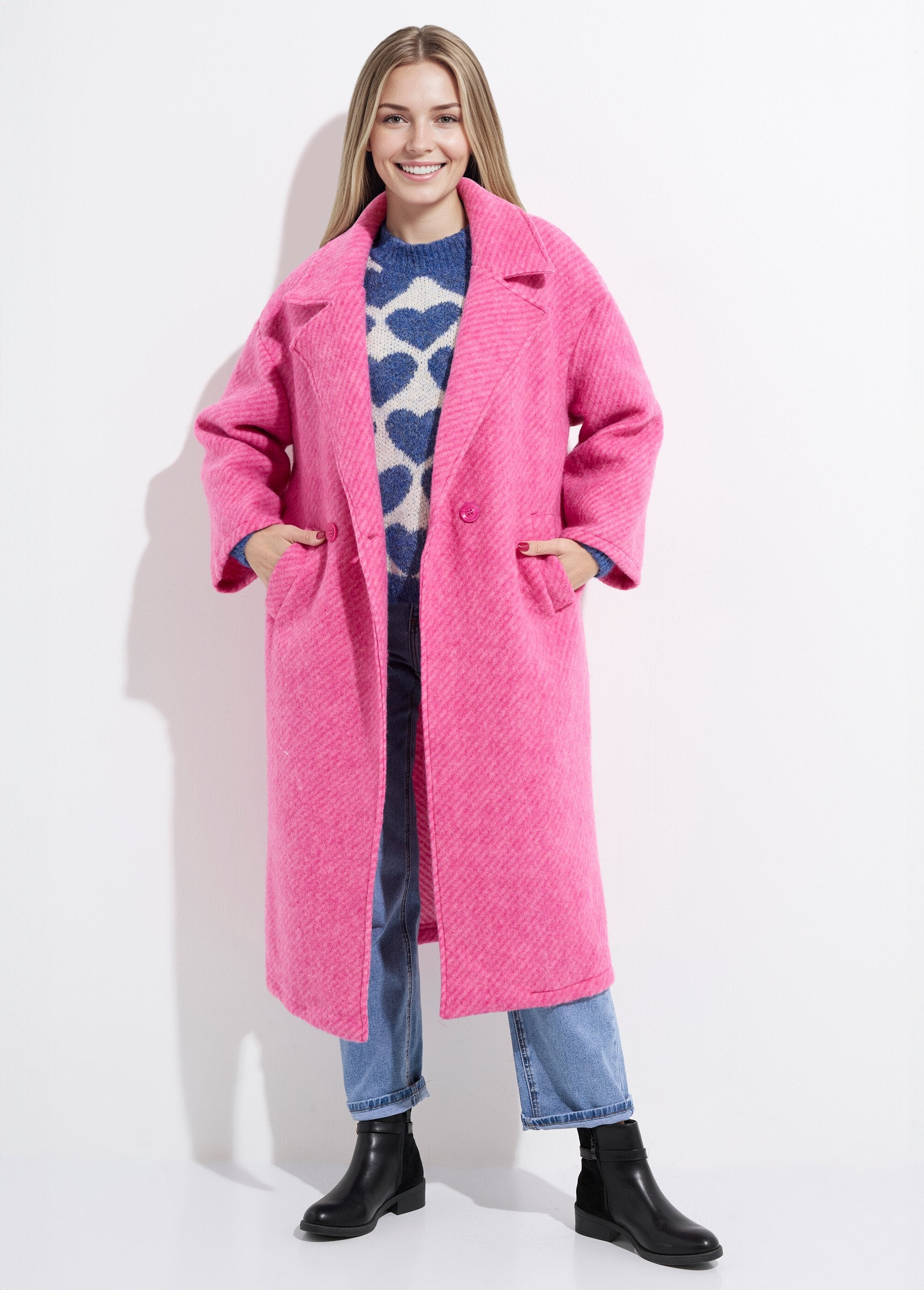 Cappotto_lungo_in_calda_lana_con_motivo_a_righe_Fuchsia_FA1_slim