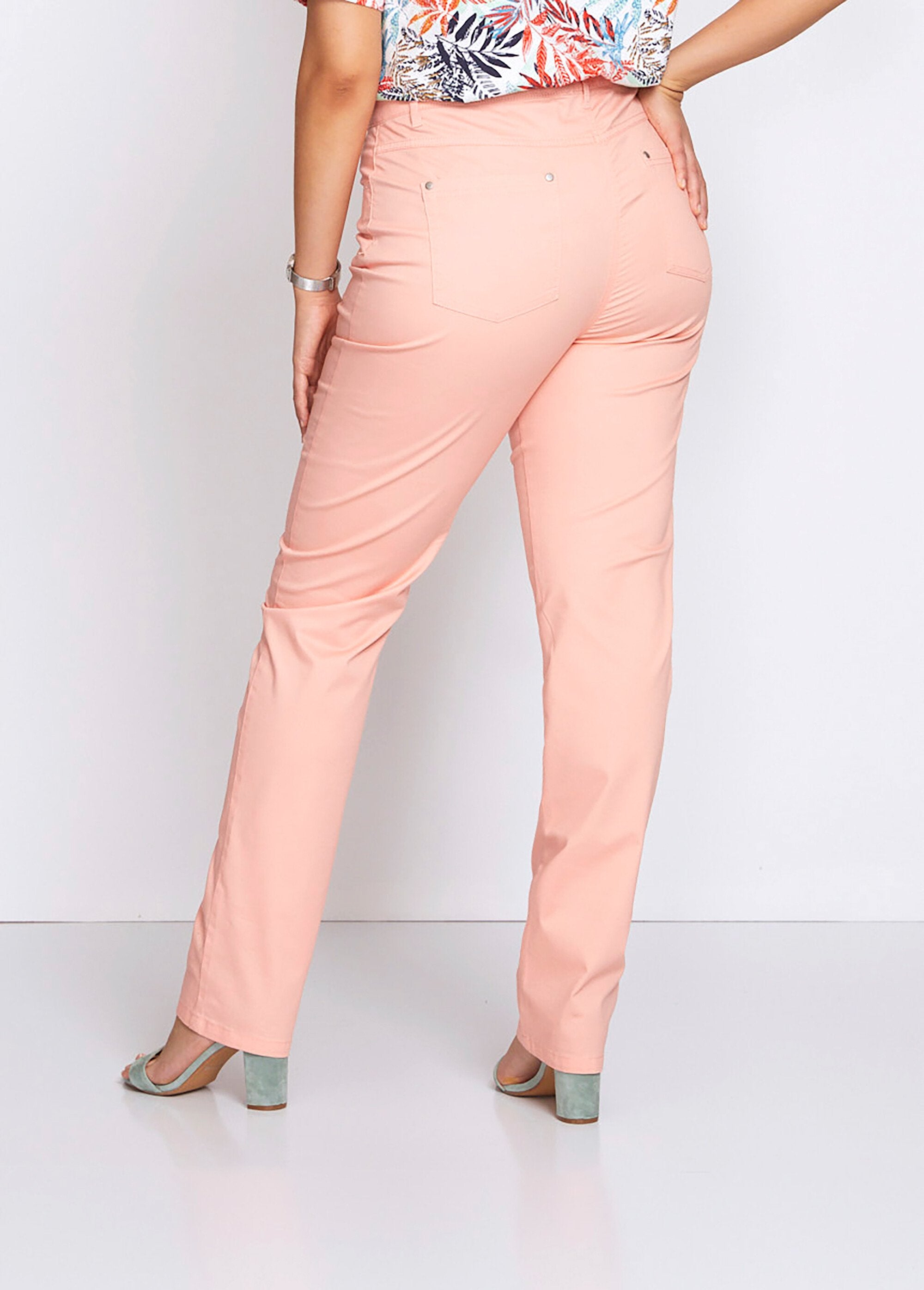 Pantaloni_5_tasche_a_gamba_dritta_in_cotone_elasticizzato_Corail_peche_DO1_slim