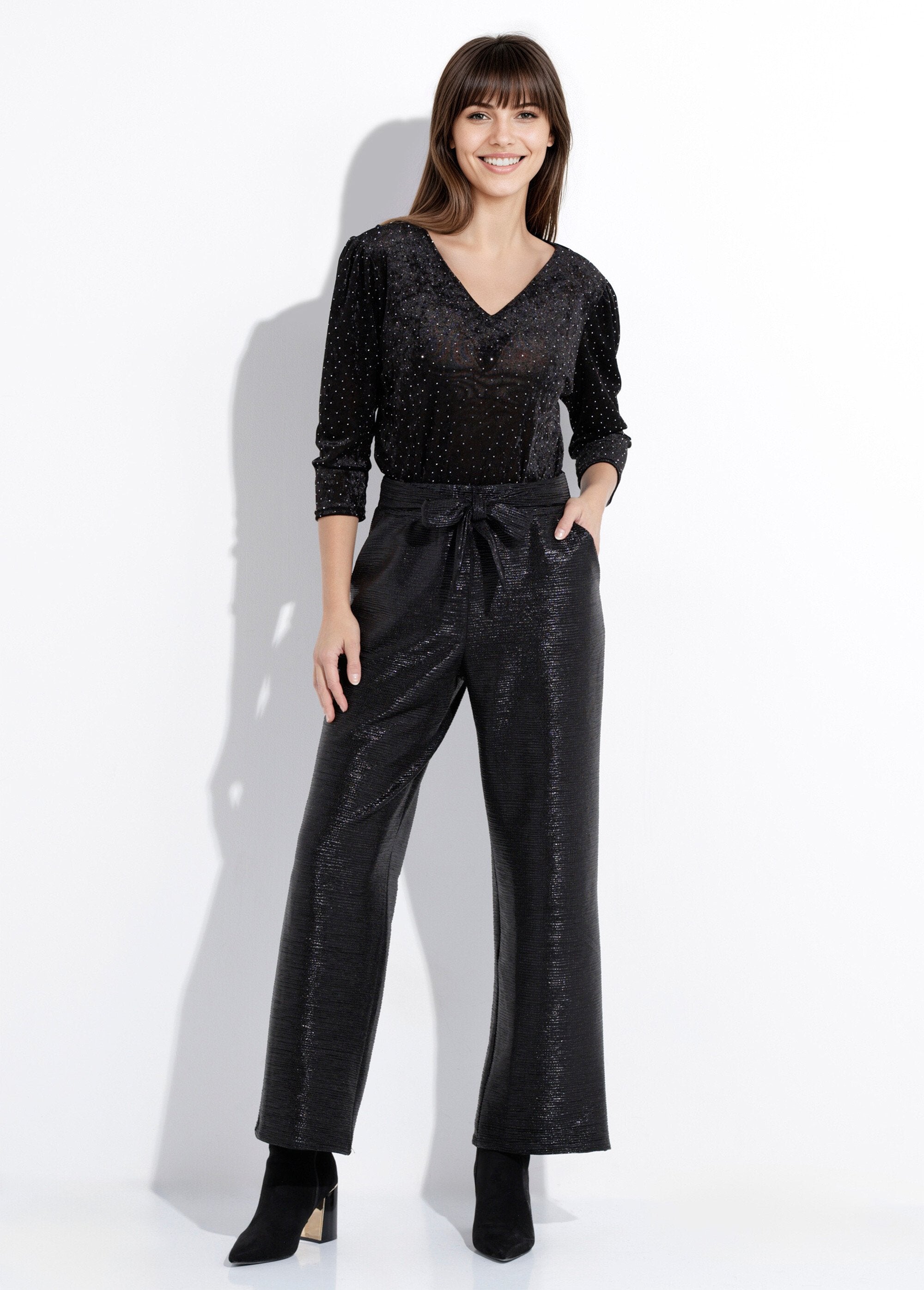 Pantaloni_lucidi_a_gamba_larga_con_cintura_in_vita_Noir_brillant__SF1_slim