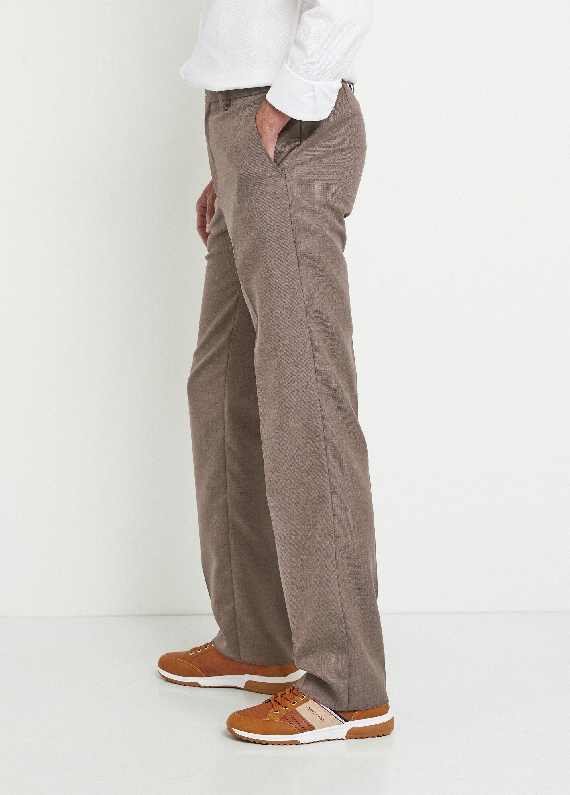 Pantaloni_con_cintura_invisibile_regolabile_in_vita_in_tessuto_twill_di_lana_Beige_fonce_GA1_slim