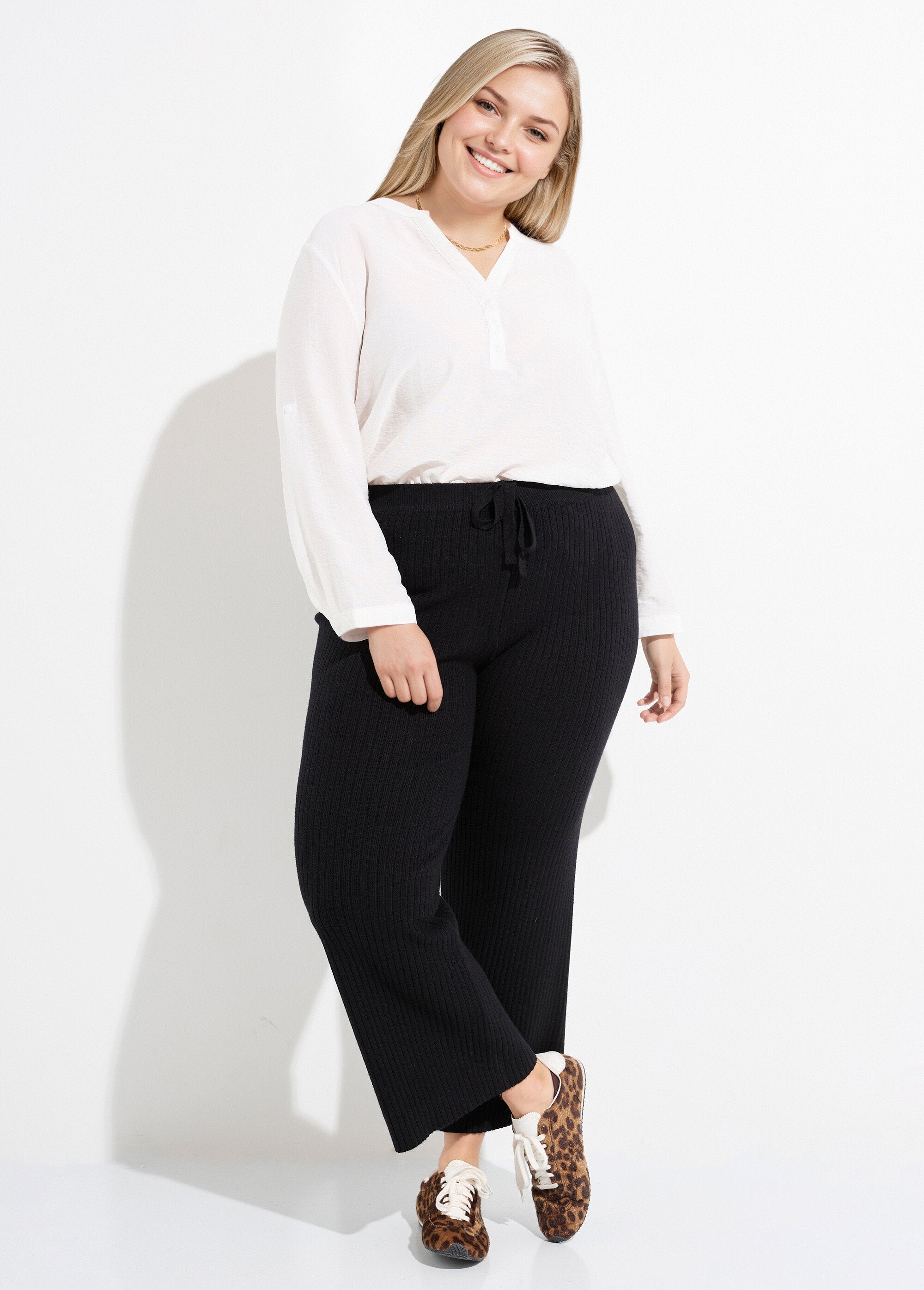 Pantalon_confort_en_maille,_coupe_large_Noir_SF1_curvy