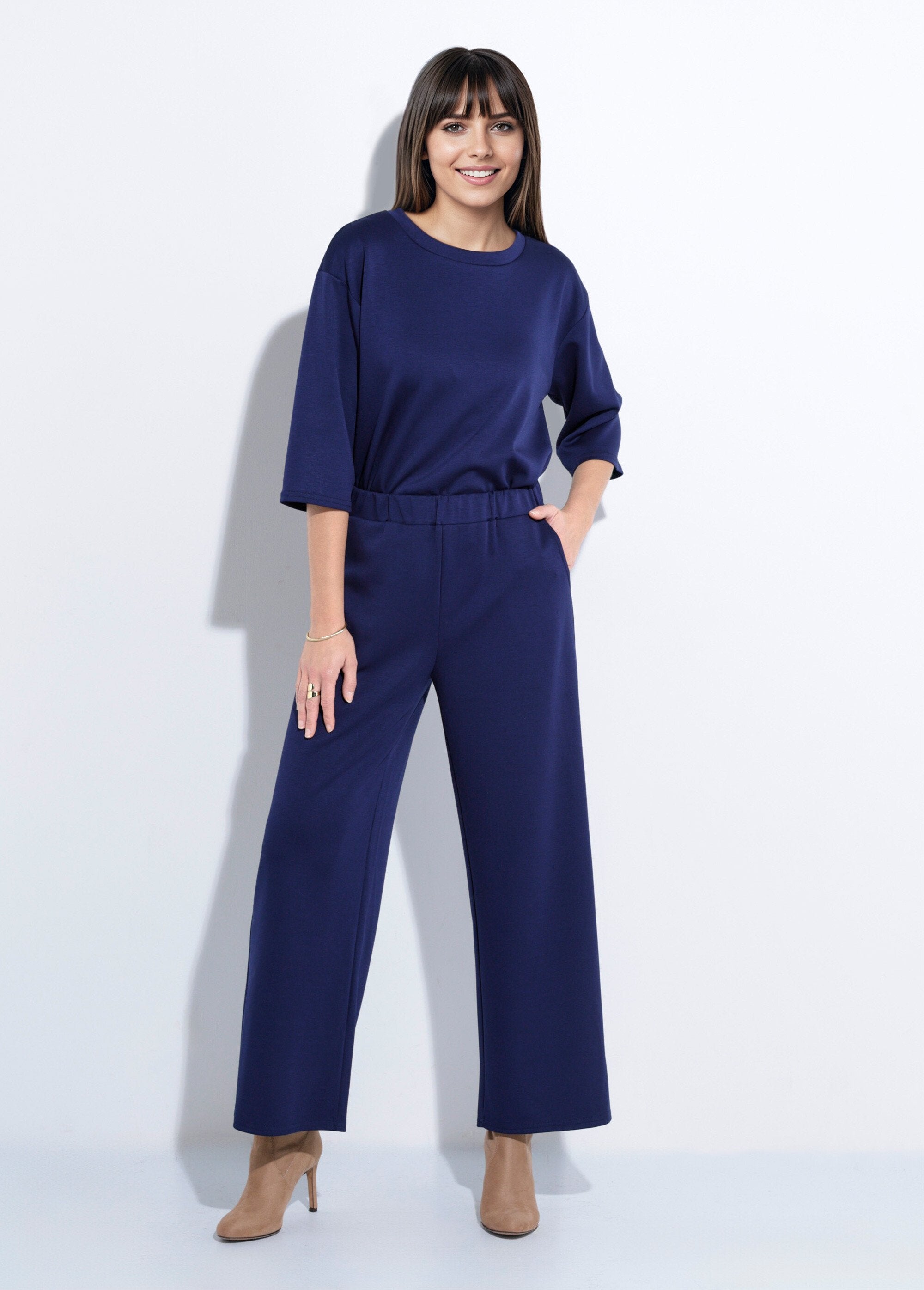 Pantaloni_comfort_fit_in_morbida_maglia_Marine_SF1_slim