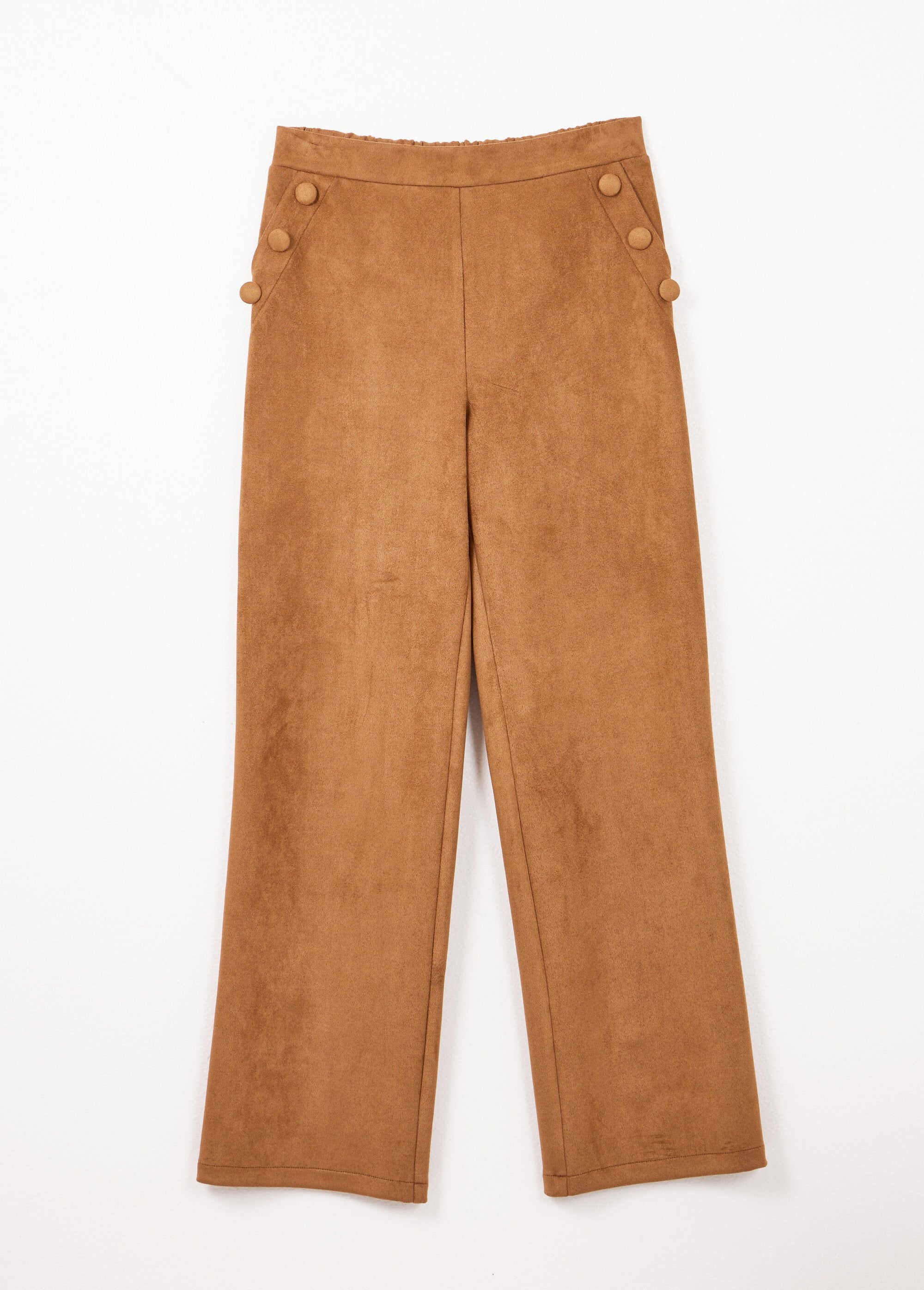 Pantaloni_a_gamba_dritta_con_elastico_in_vita_in_tessuto_scamosciato_Camel_AP1_slim
