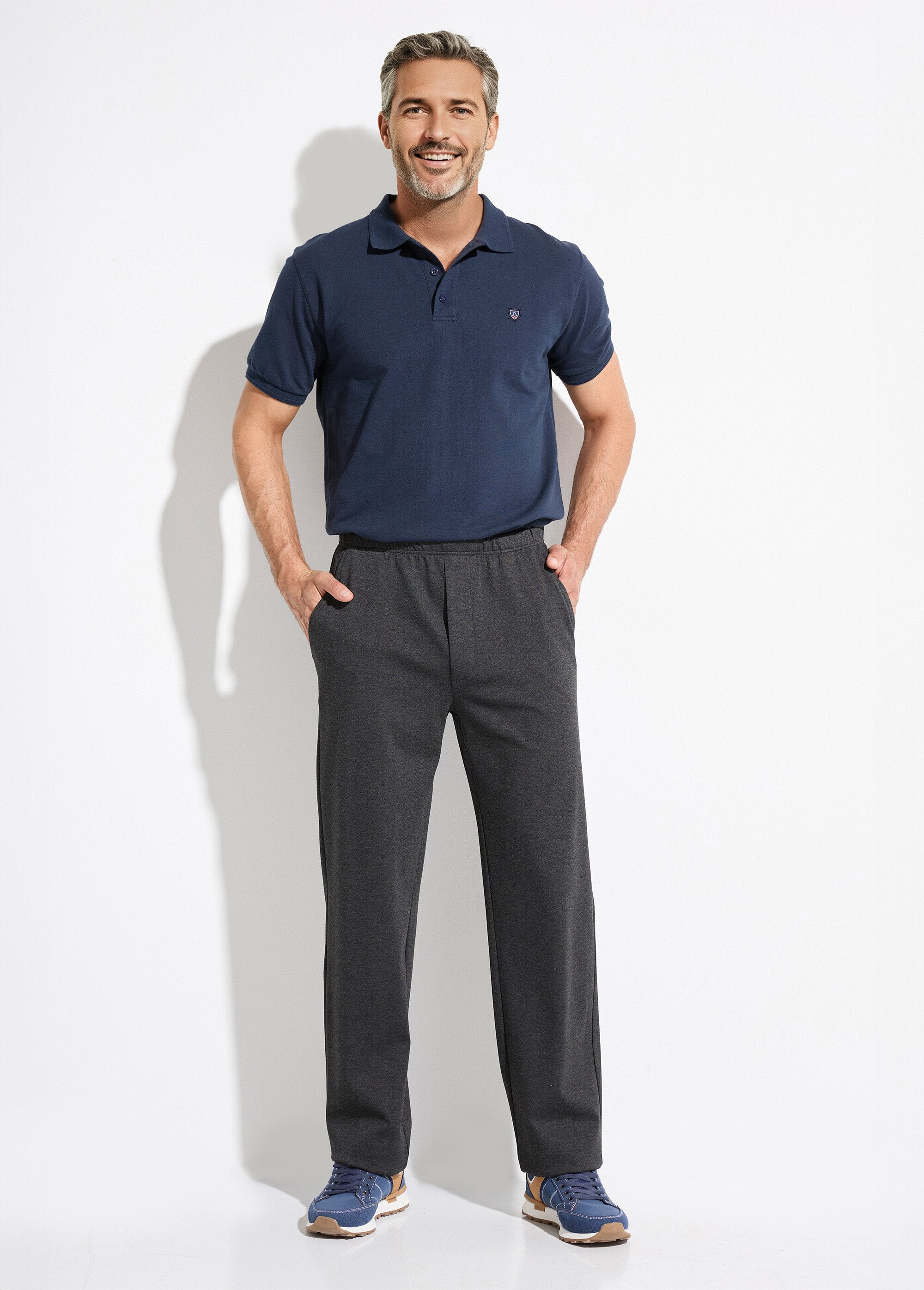 Pantaloni_a_gamba_dritta_con_elastico_in_vita_in_tessuto_elasticizzato_Anthracite_SF1_slim