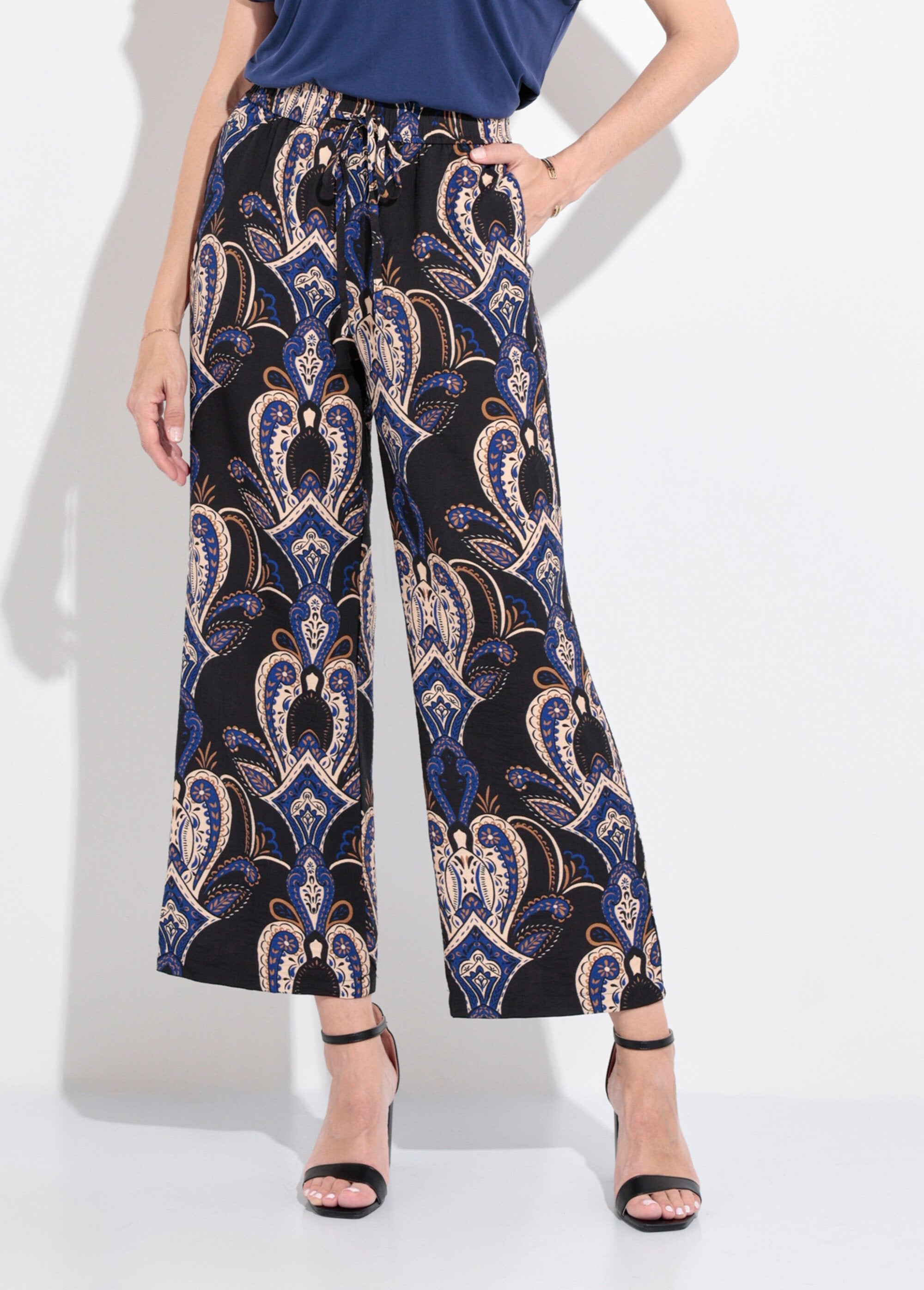 Pantaloni_elasticizzati_a_gamba_larga_con_motivo_paisley_Marine_FA1_slim