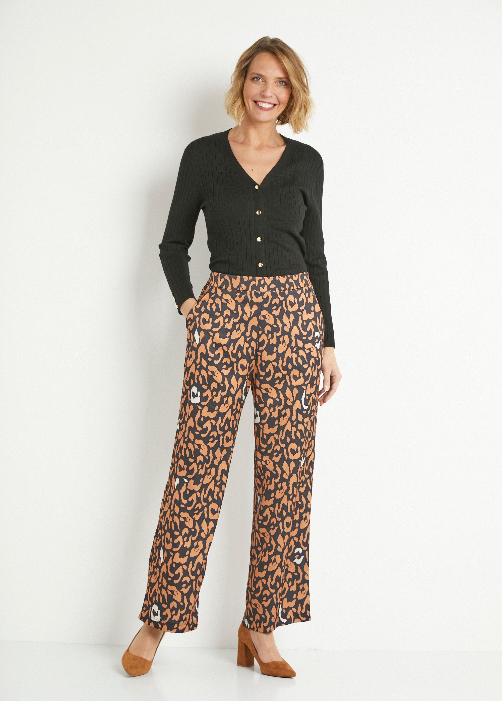 Pantaloni_elasticizzati_fluidi_con_stampa_leopardata_Leopard_SF1_slim