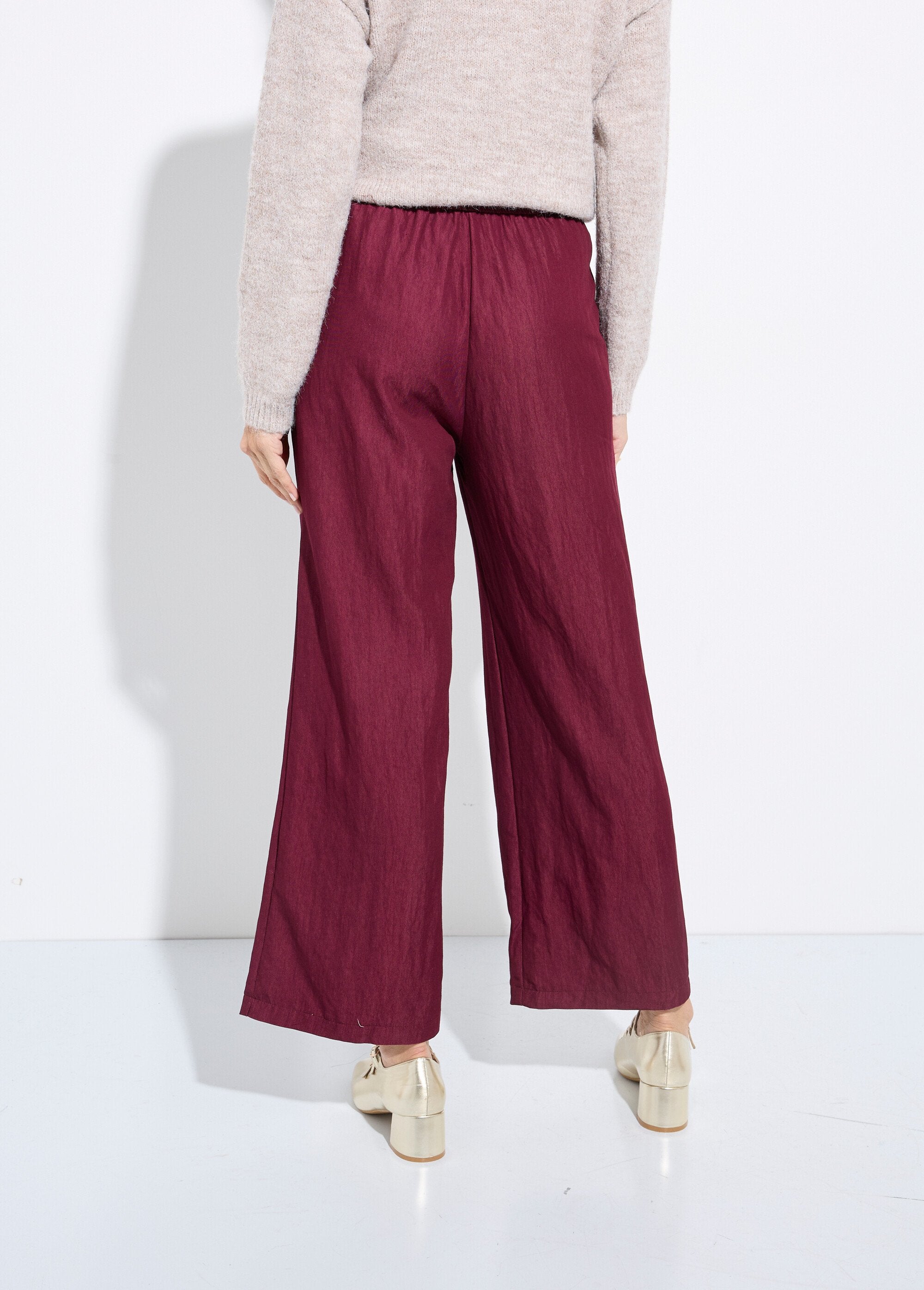 Pantaloni_elasticizzati_a_tinta_unita_in_twill_Bordeaux_DO1_slim