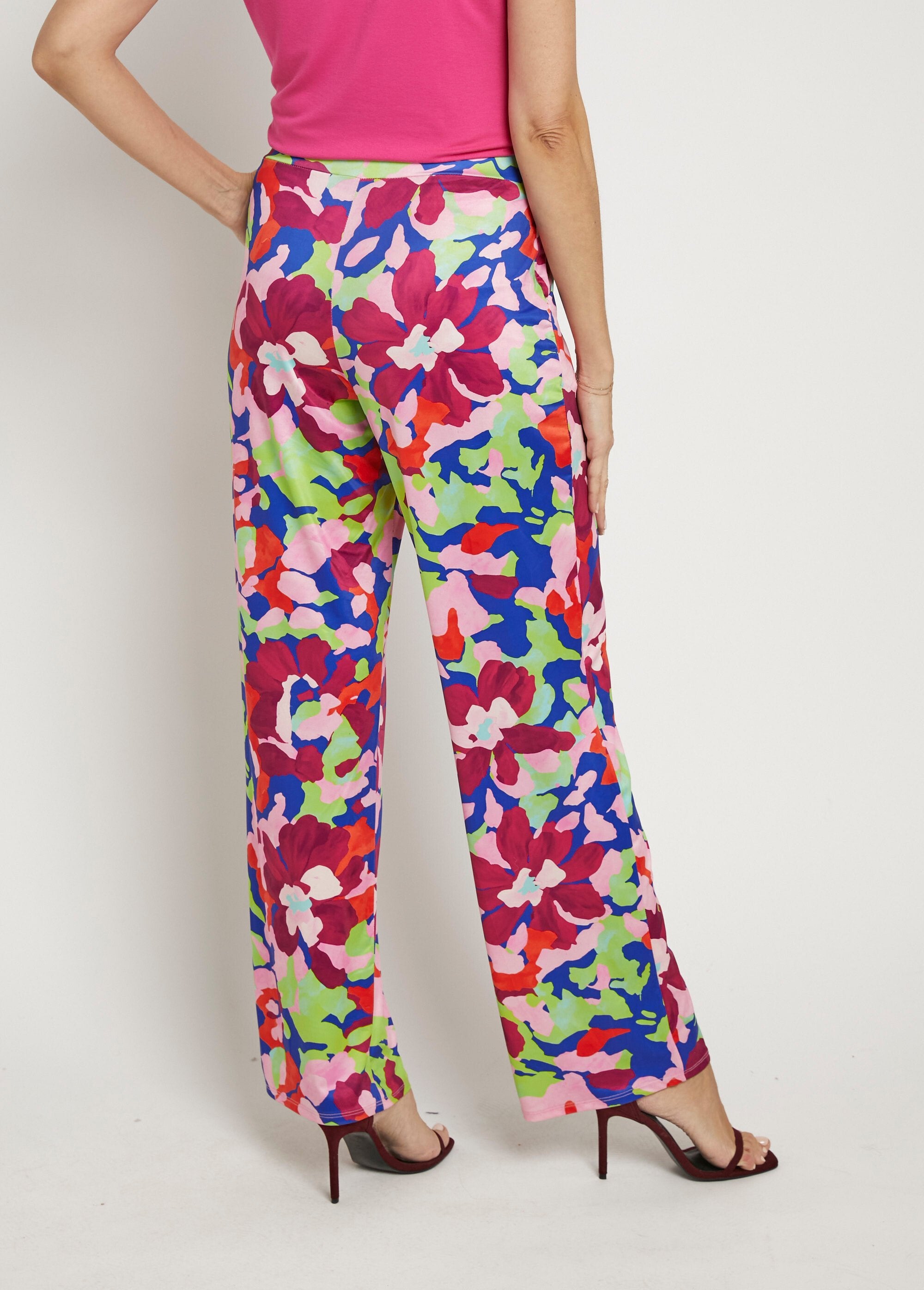 Pantaloni_elasticizzati_fluidi,_motivo_floreale_pop_Rose_imprime_DO1_slim