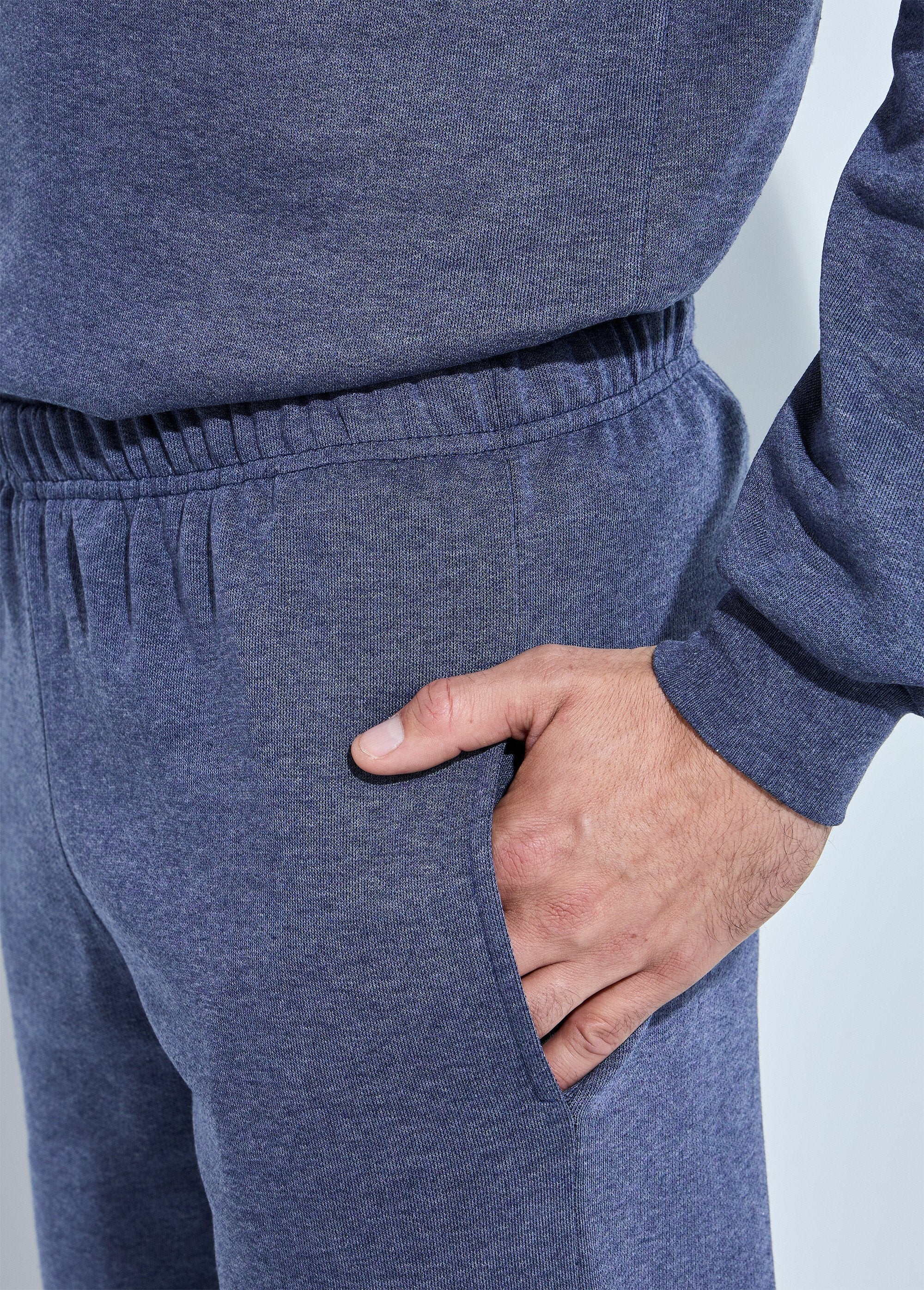 Pantaloni_da_jogging_in_pile_con_vita_e_fondo_elasticizzati_Bleu_grise_DE1_slim