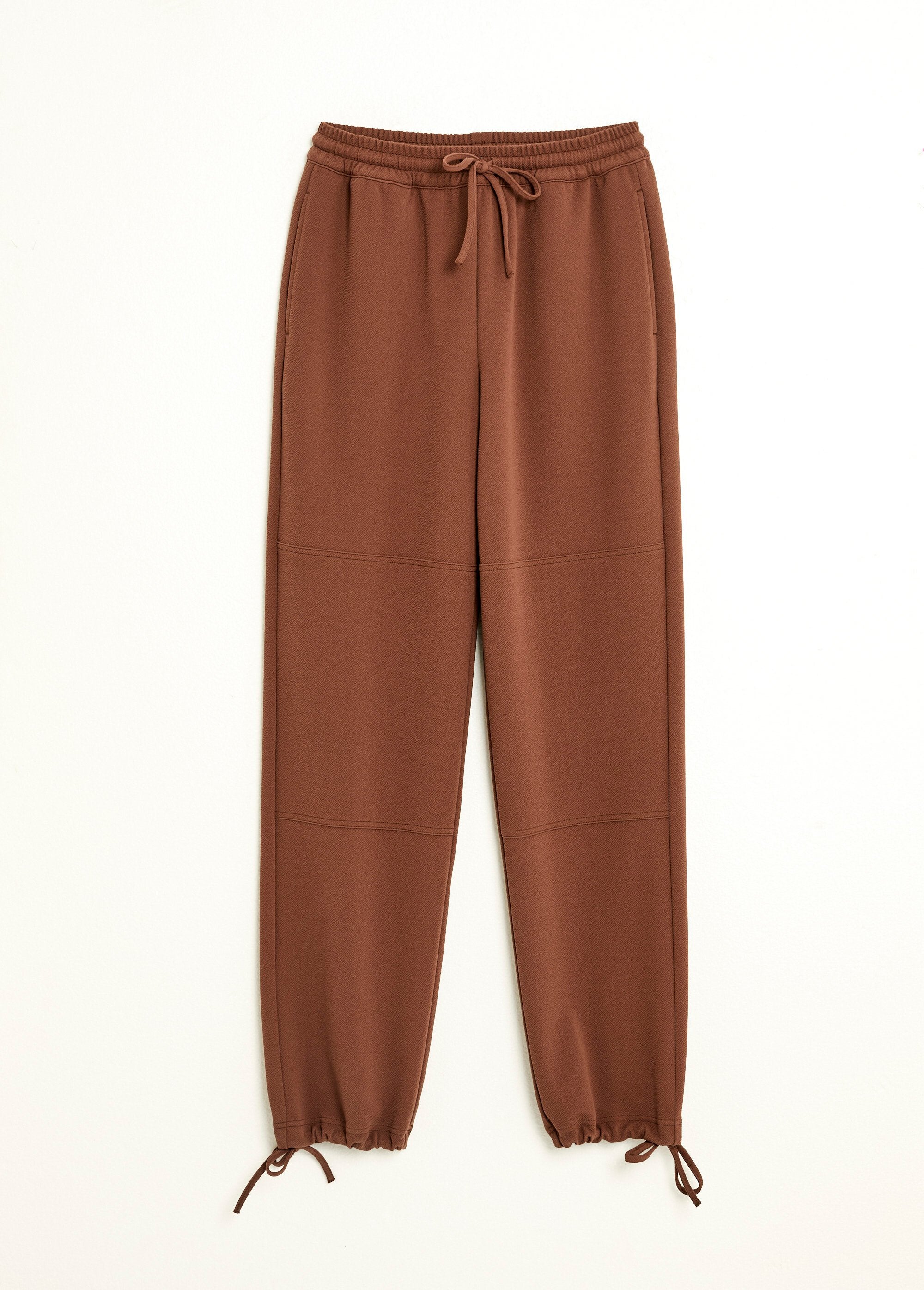 Pantaloni_a_gamba_larga_con_elastico_in_vita_in_maglia_crepe_tinta_unita_Marron_AP1_slim