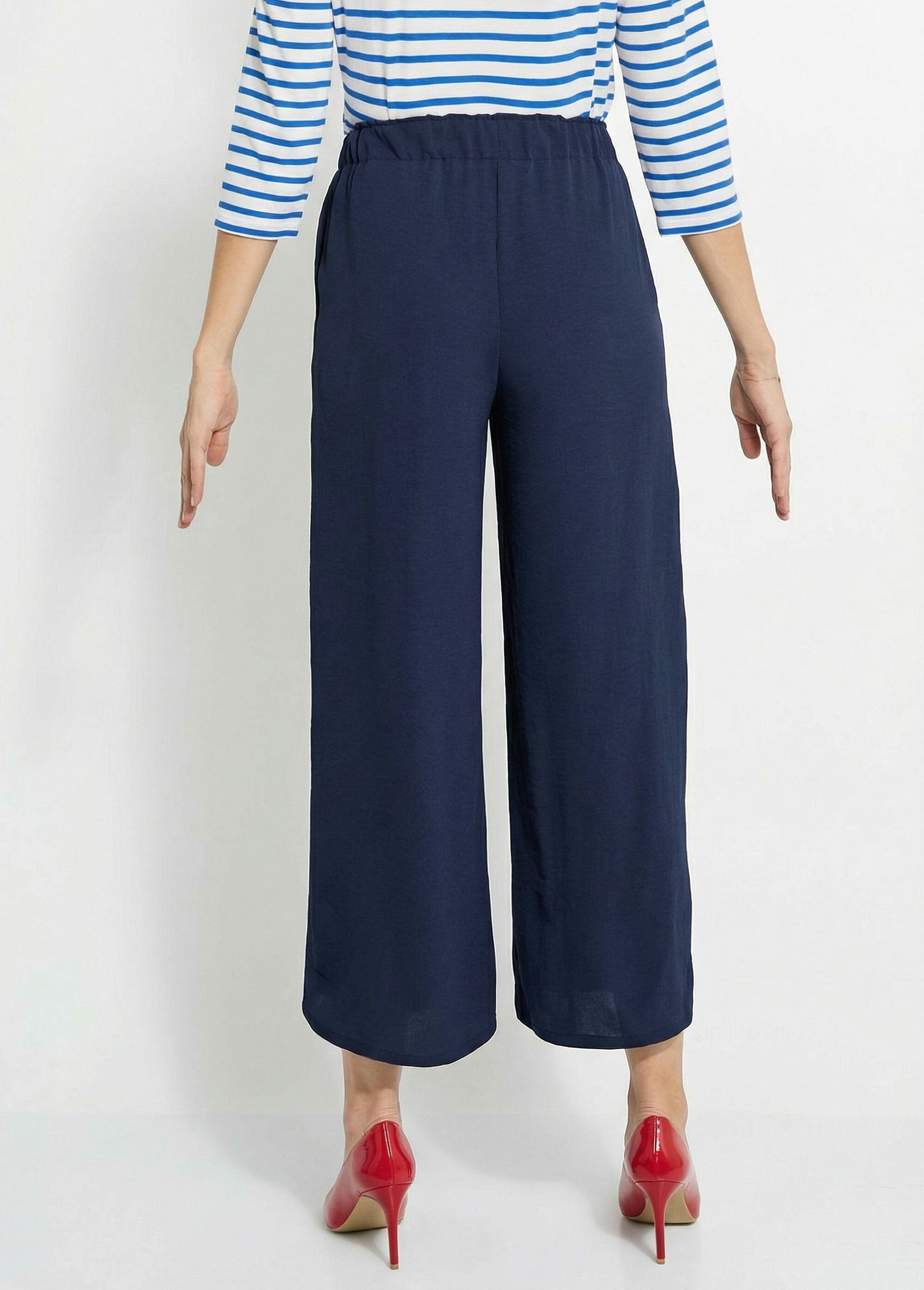 Pantaloni_a_gamba_larga_in_crêpe_fluido_Marine_DO1_slim