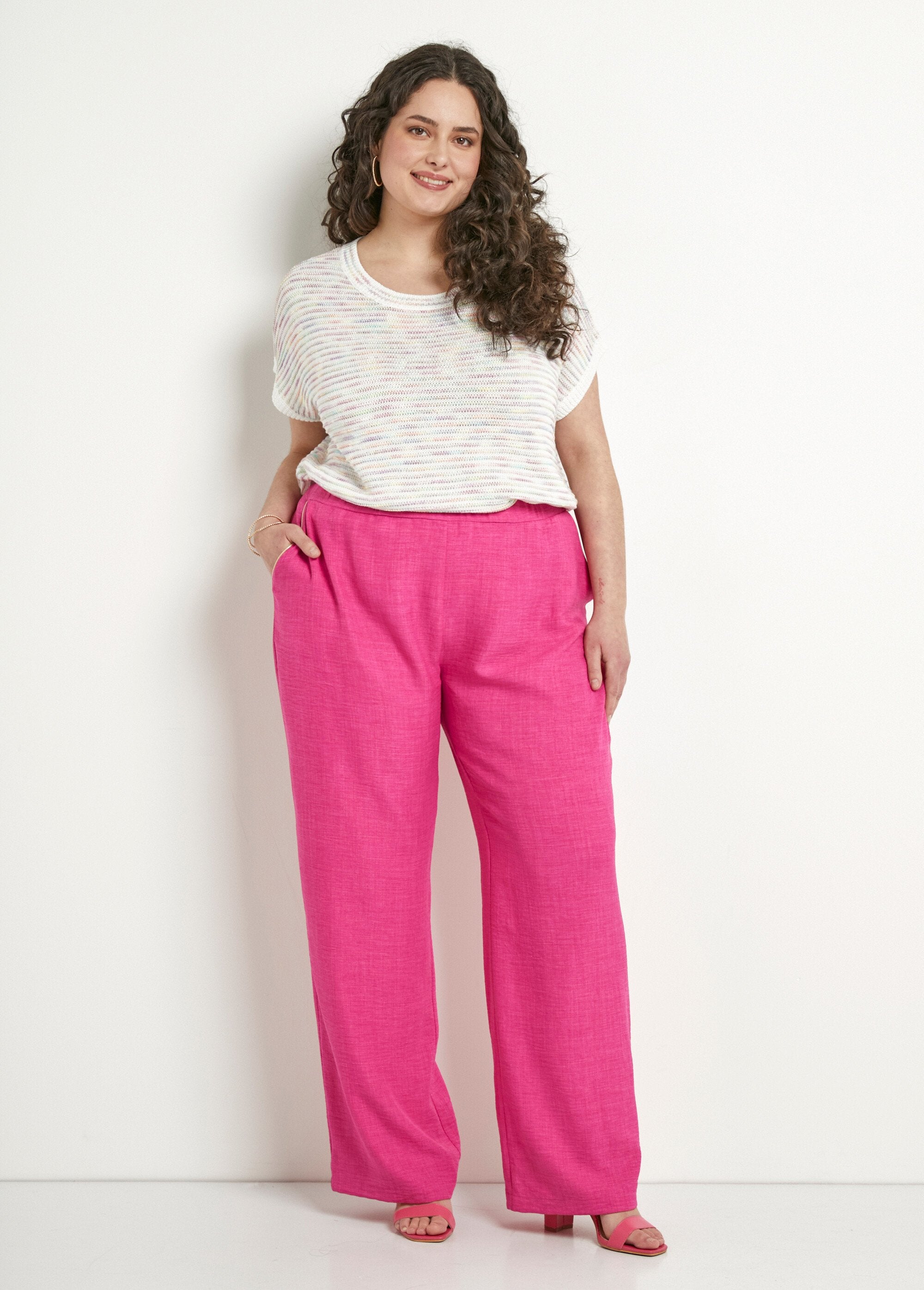 Pantaloni_a_gamba_larga_con_fascia_elastica_in_vita_in_look_lino_Rose_SF1_curvy