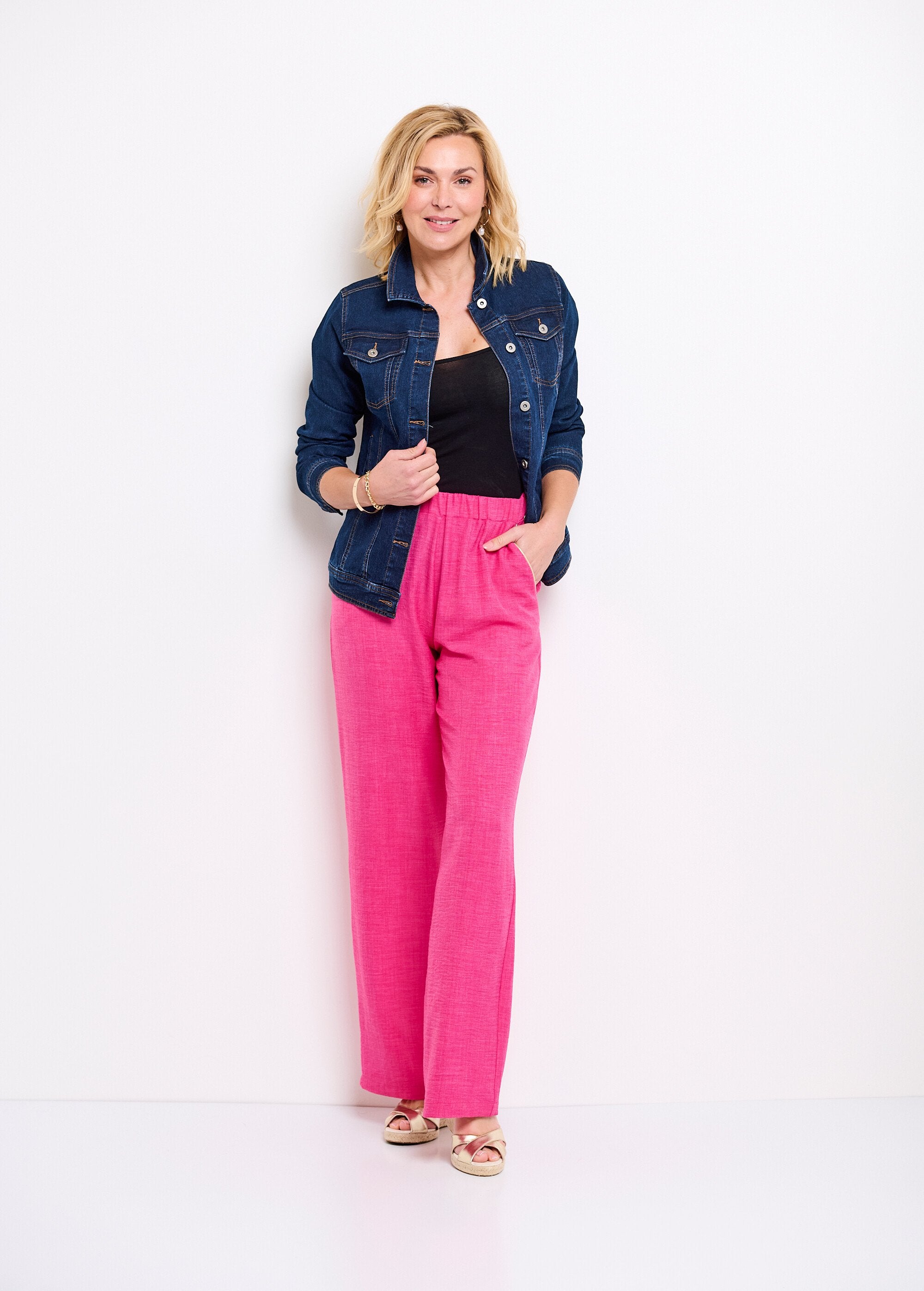 Pantaloni_a_gamba_larga_con_fascia_elastica_in_vita_in_look_lino_Rose_SF1_slim