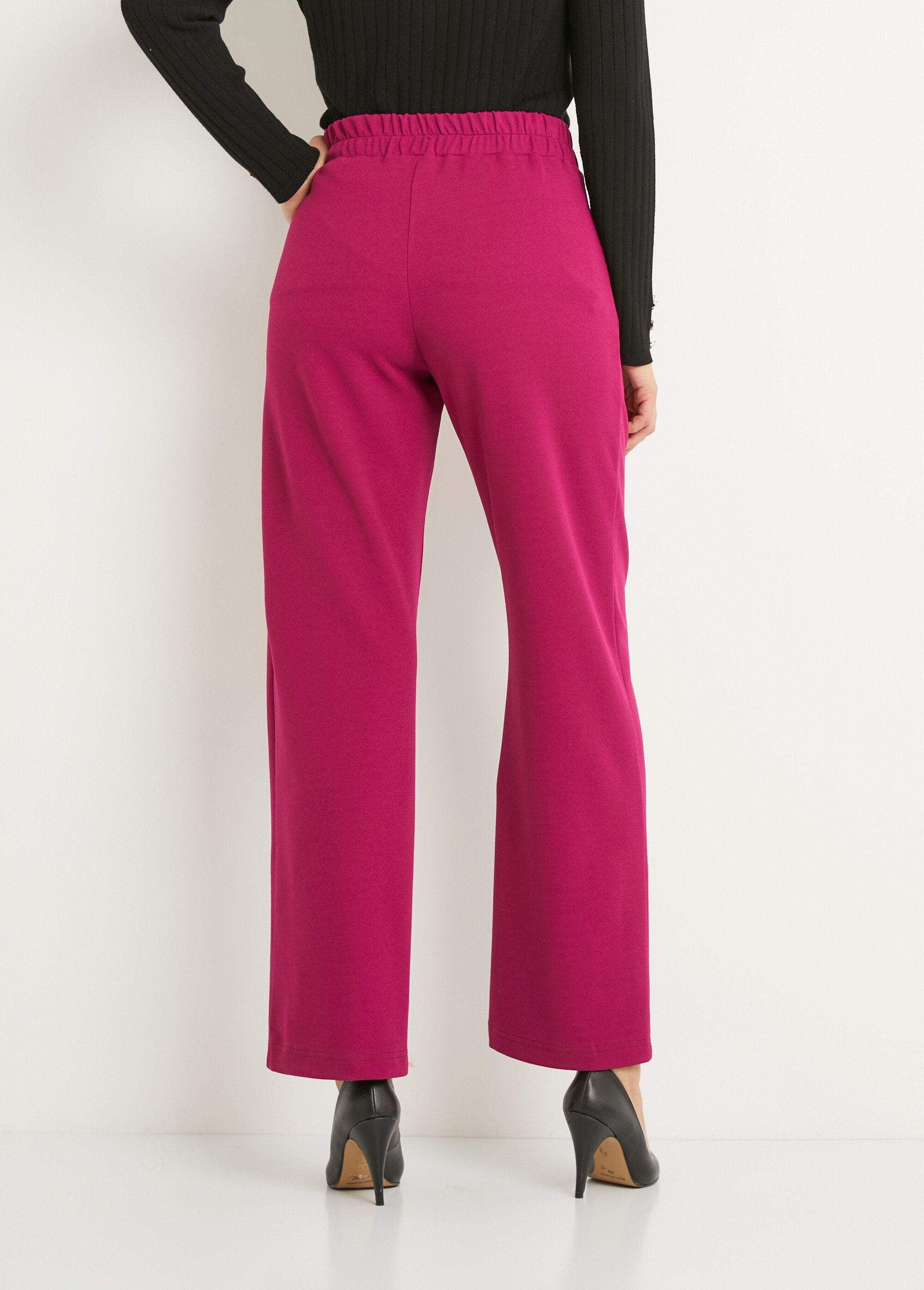 Pantaloni_a_gamba_larga_semi-elasticizzati,_tinta_unita_Cassis_DO1_slim