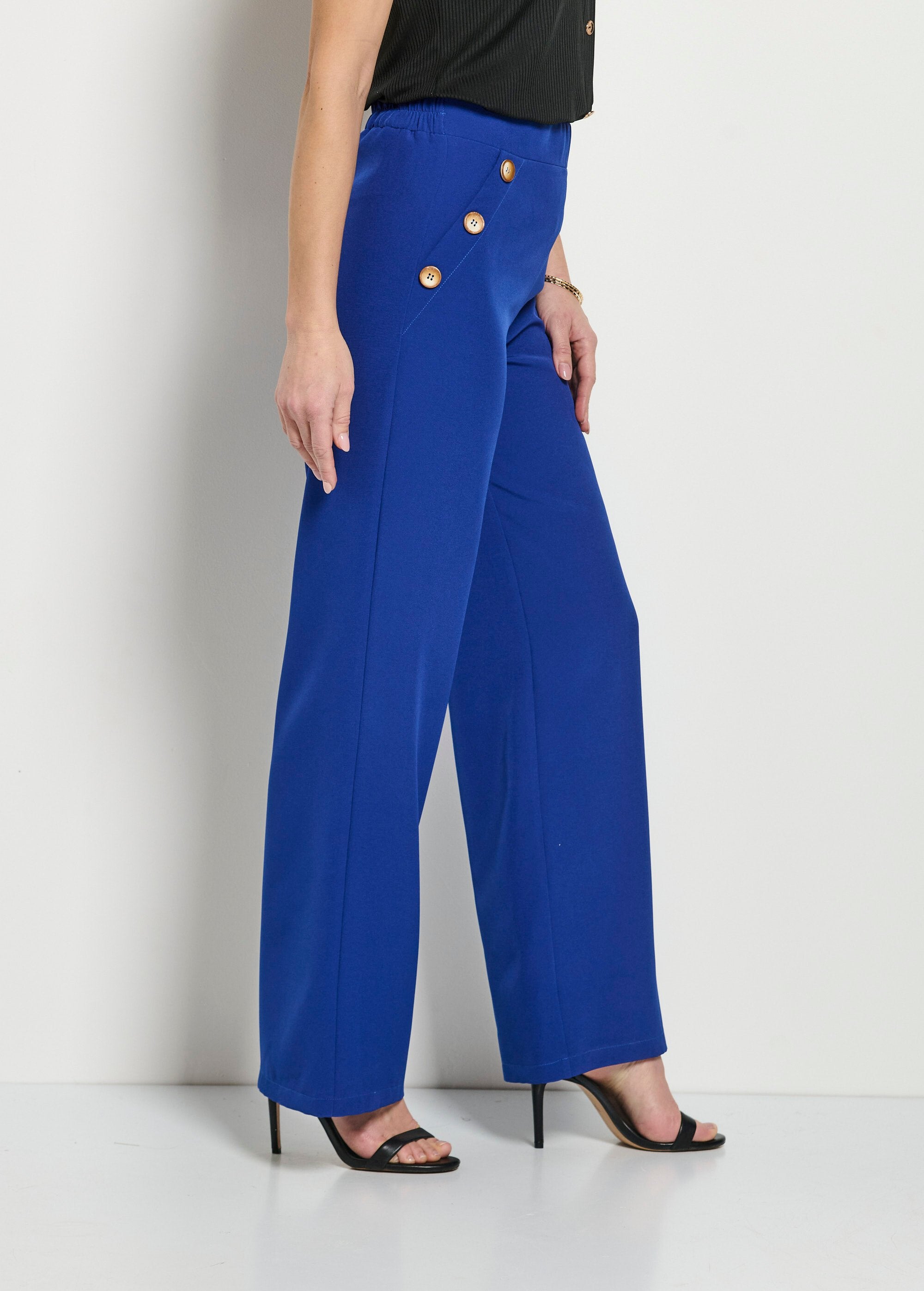 Pantaloni_tinta_unita_a_gamba_larga_con_vita_semi-elasticizzata_Bleu_DR1_slim
