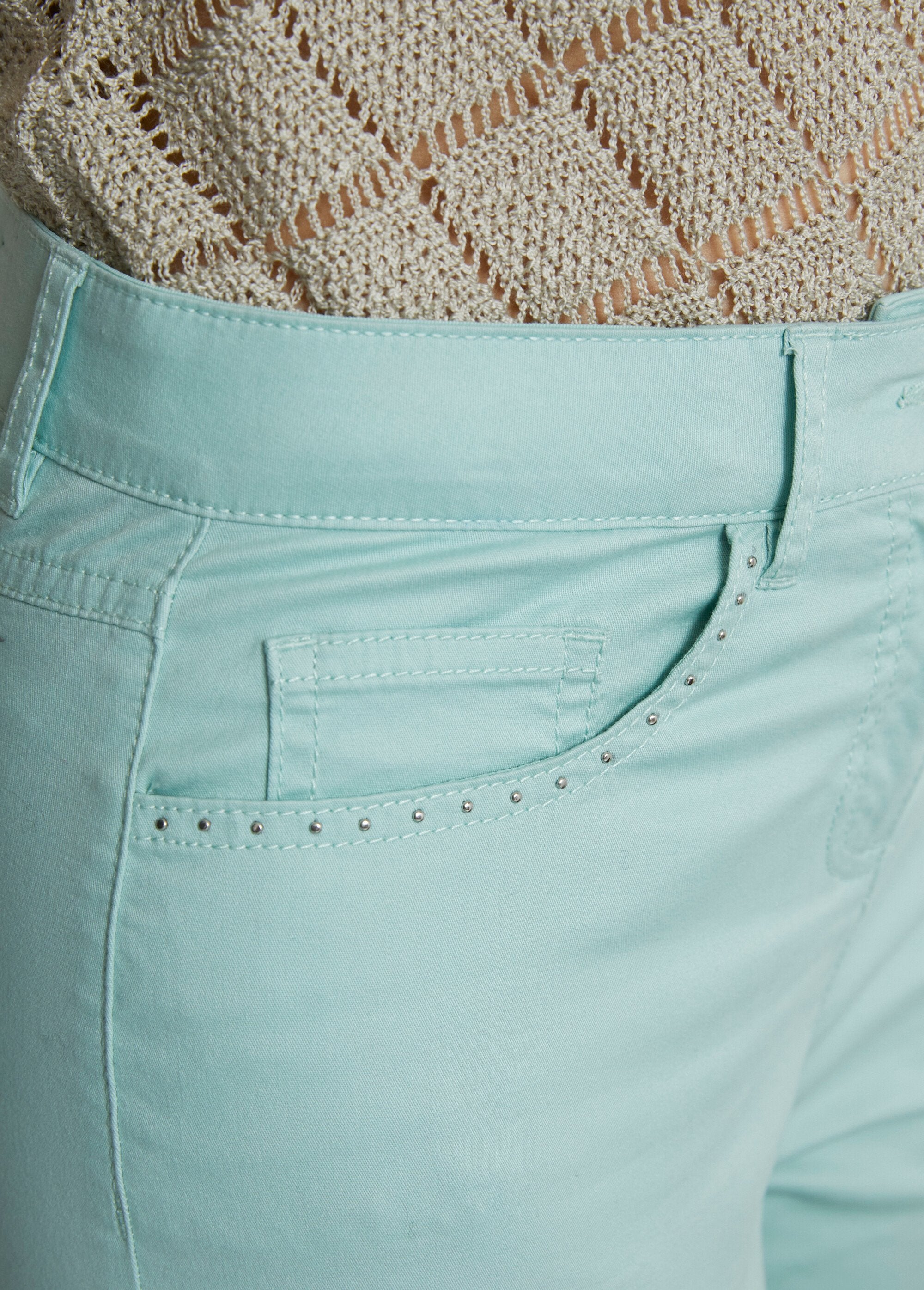 Pantaloni_5_tasche_a_gamba_dritta_in_cotone_elasticizzato_Vert_d'eau_DE1_slim