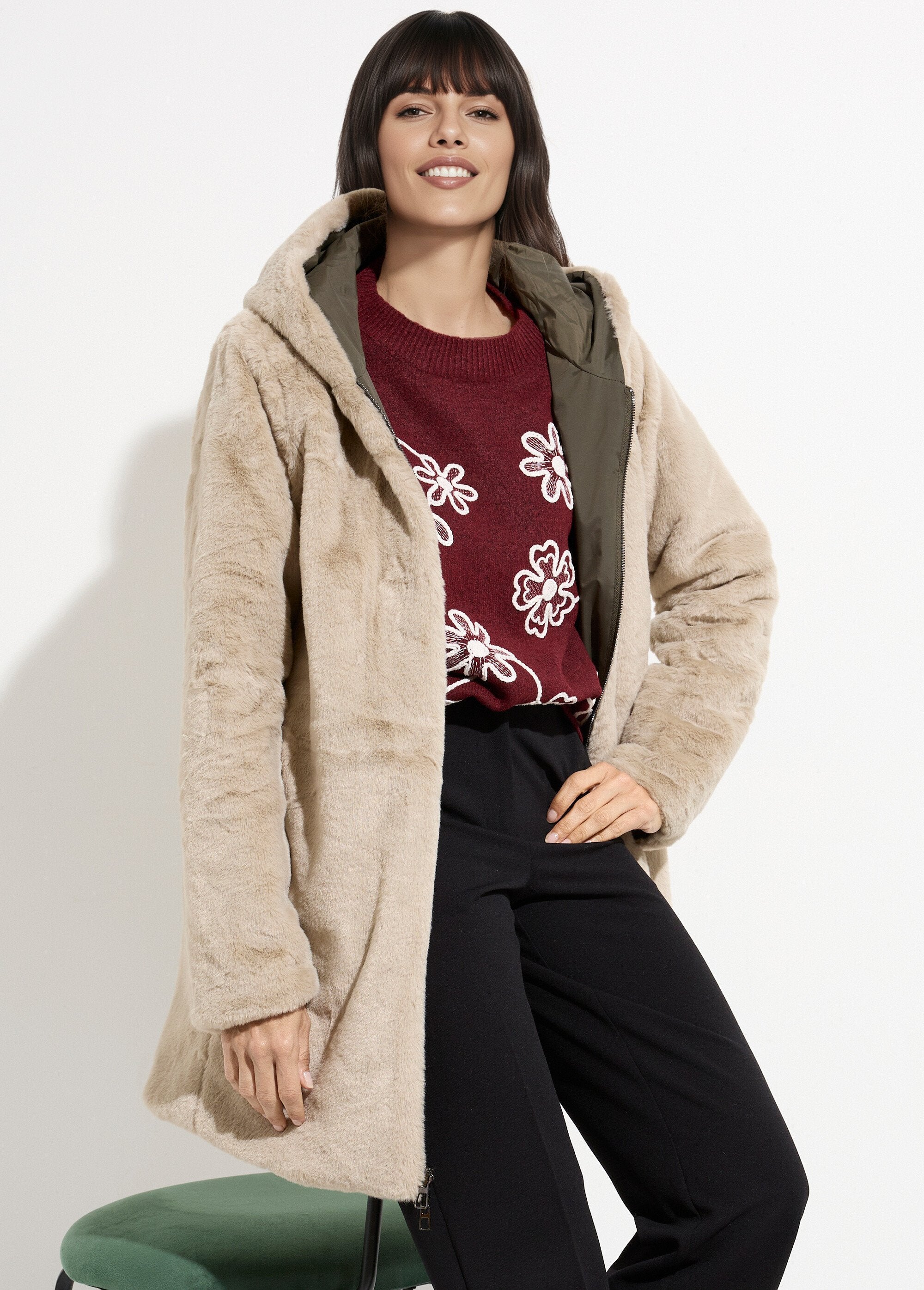 Parka_reversibile_idrorepellente/pelliccia_1_Kaki_et_beige_DE2_slim