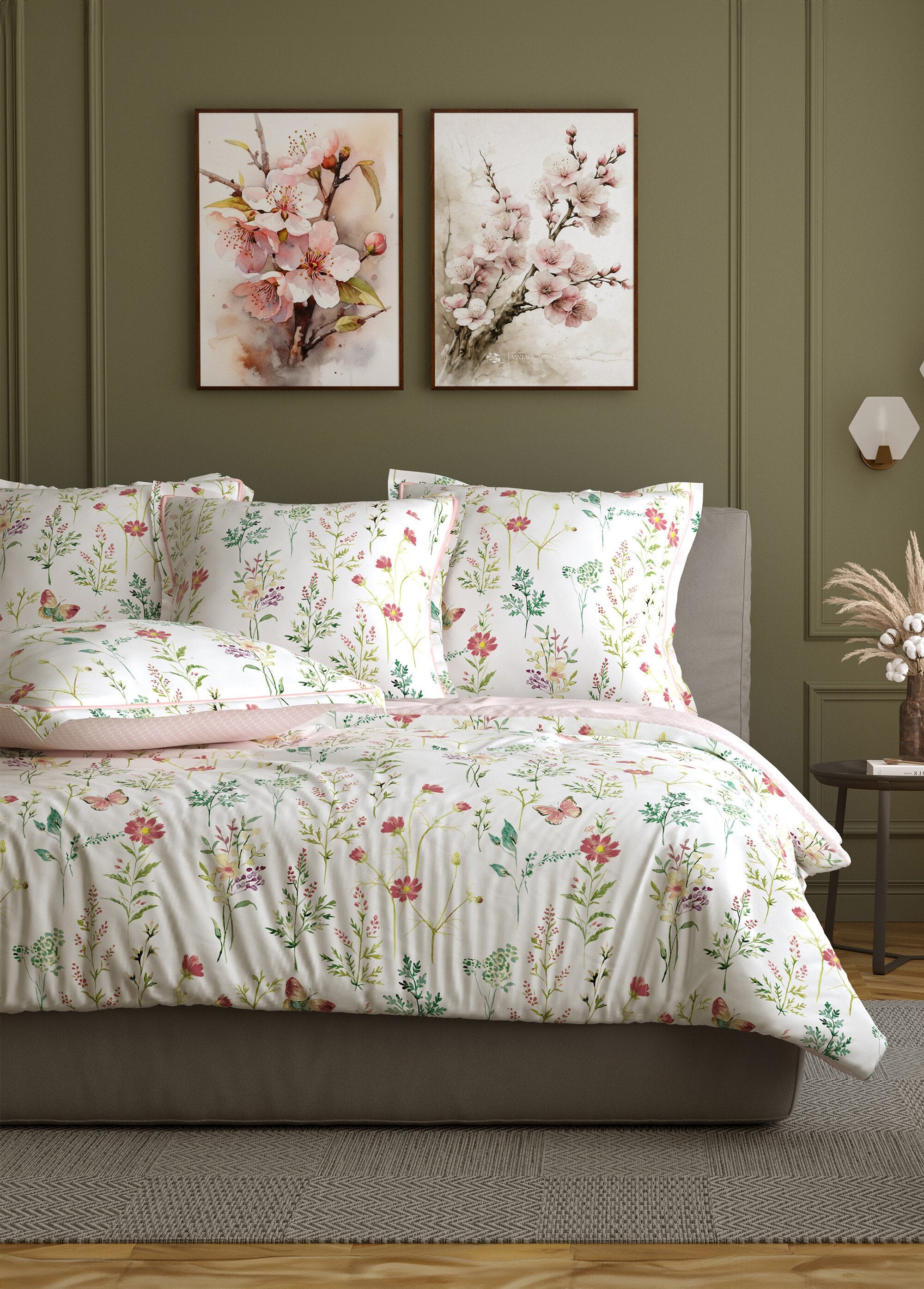 Set_letto_4_pezzi_con_lenzuolo_piano,_farfalle_Imprime_rose_FA1_slim