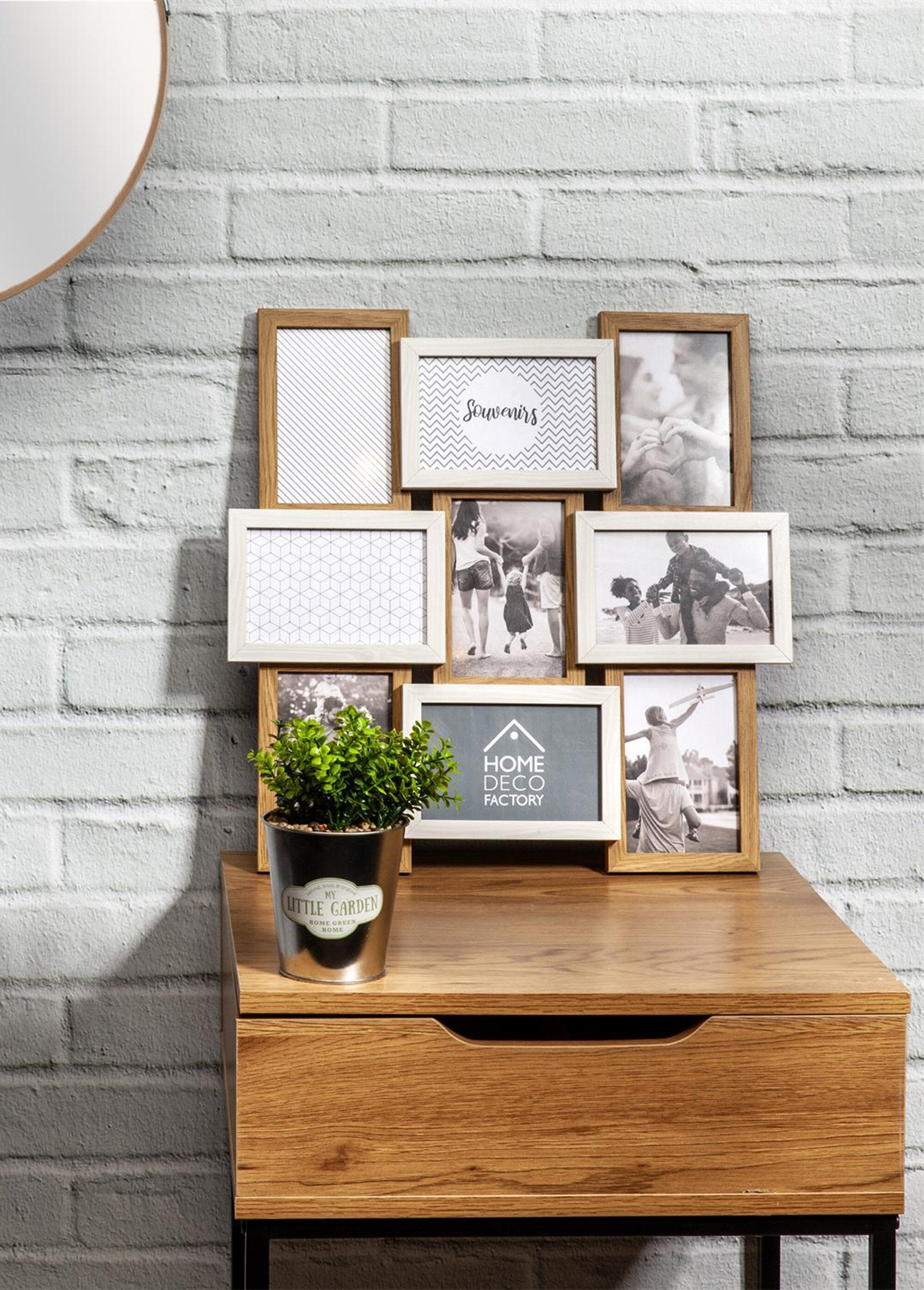 Pele_mele_foto_9_cornici_stile_legno_Marron_SF1_slim