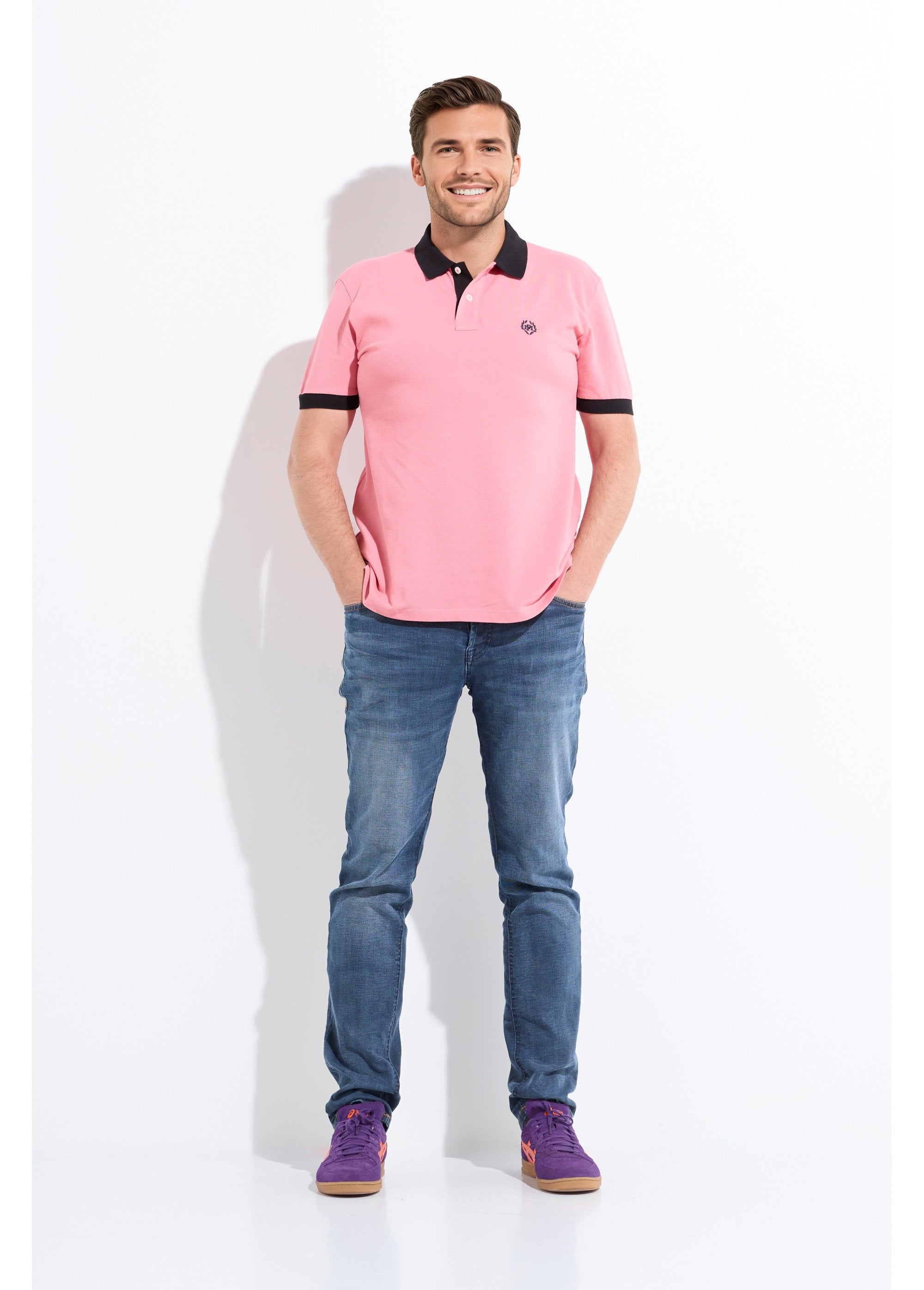 Polo_da_uomo_con_collo_e_maniche_a_contrasto_Rose_clair_SF1_slim