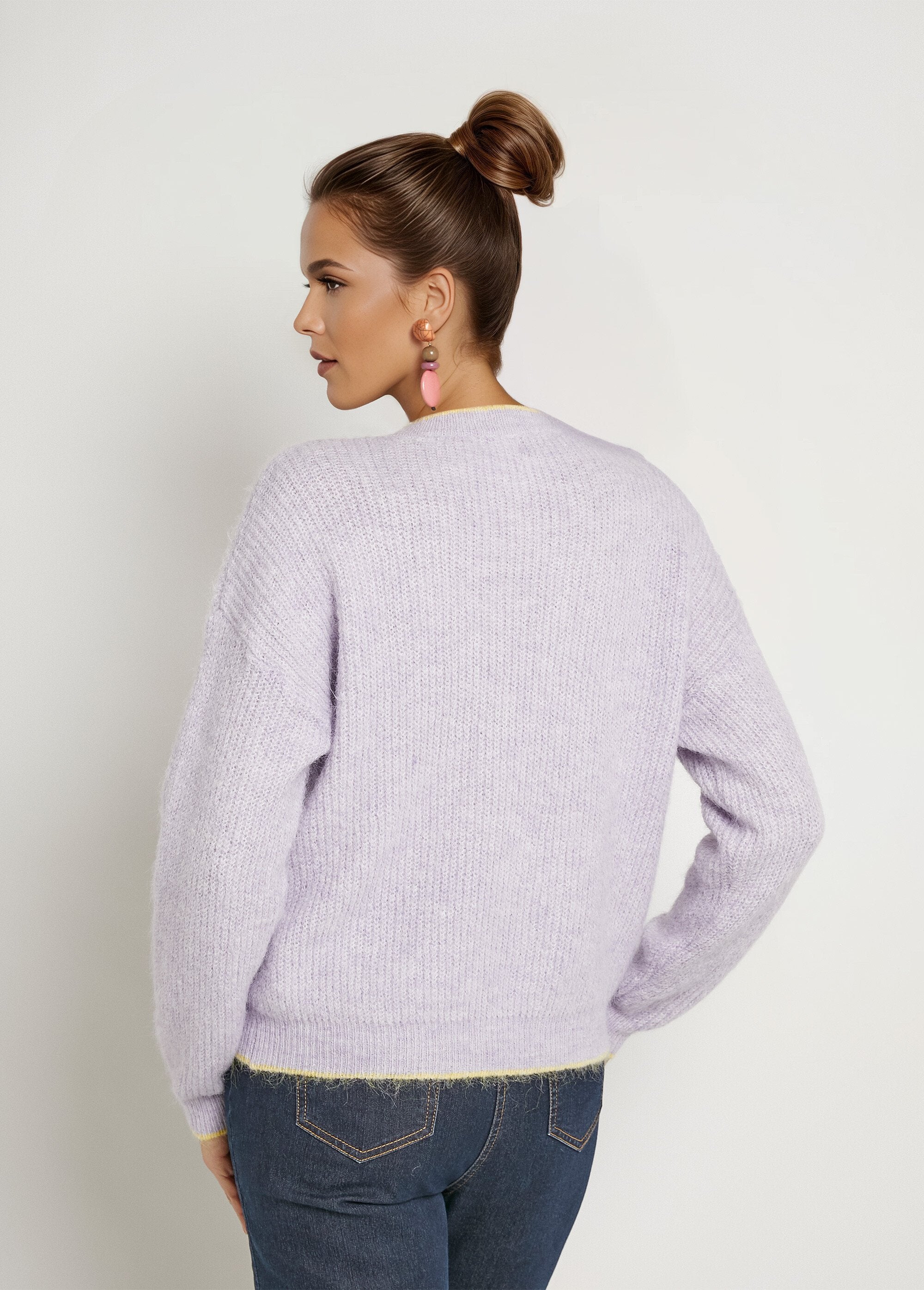 Caldo_maglione_con_messaggio_in_lana_Violet_clair_DO1_slim