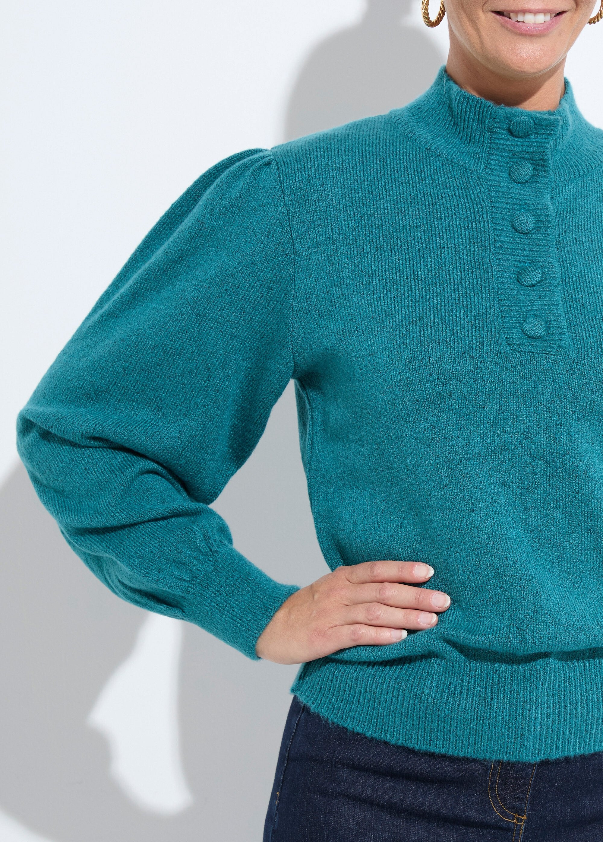 Caldo_maglione_button-down_a_collo_alto_Vert_DE1_slim