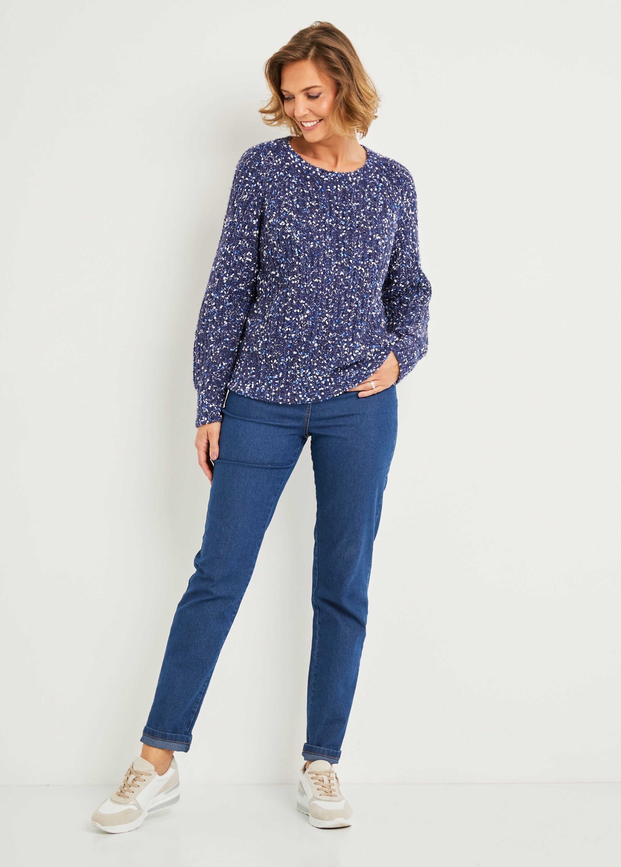 Caldo_maglione_a_girocollo_in_maglia_con_perline_Bleu_SF1_slim