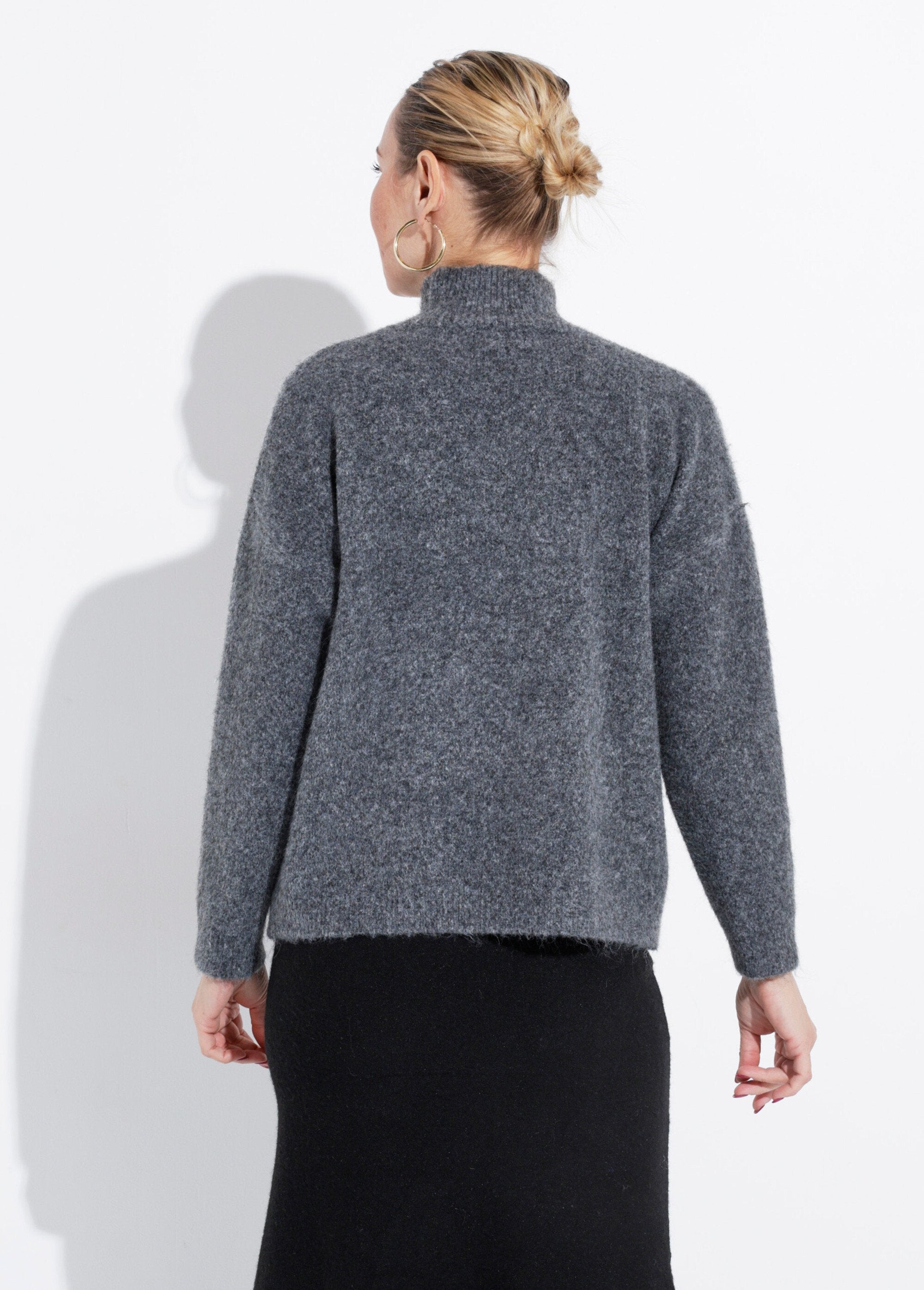 Maglione_a_collo_alto_in_maglia_vaporosa_Gris_fonce_DO1_slim