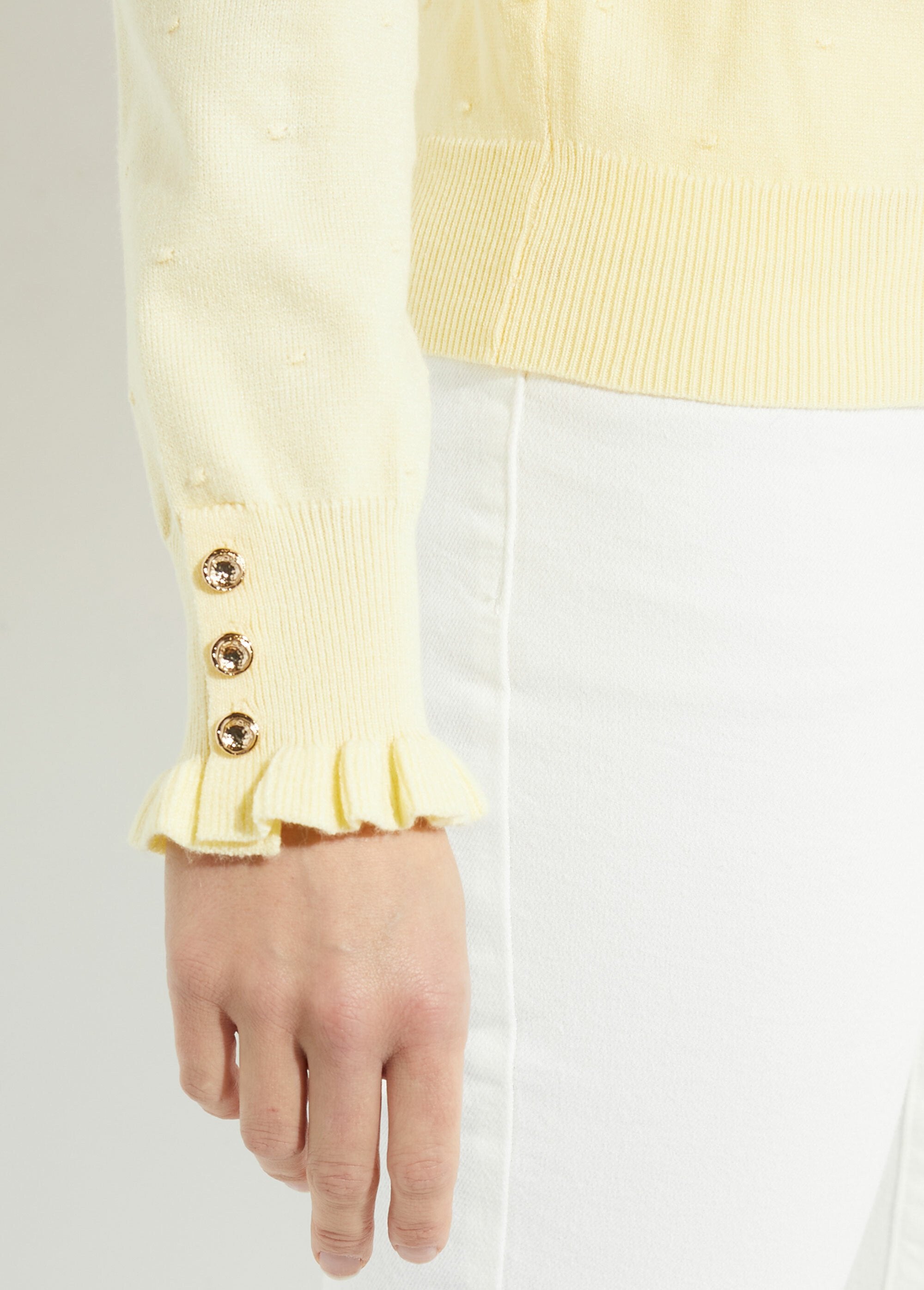 Maglia_plissettata_con_collo_alto_Jaune_DE2_slim