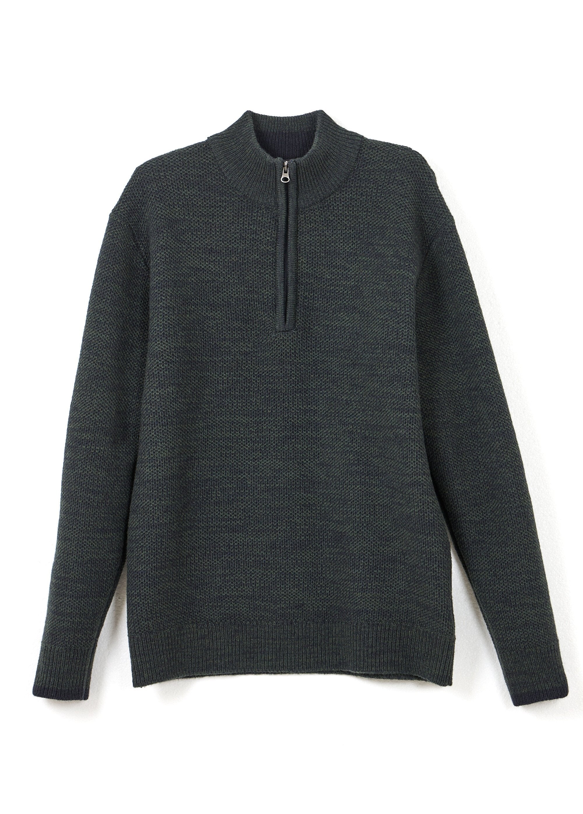 Maglia_a_collo_alto_con_zip_in_lana_screziata_Vert_AP1_slim