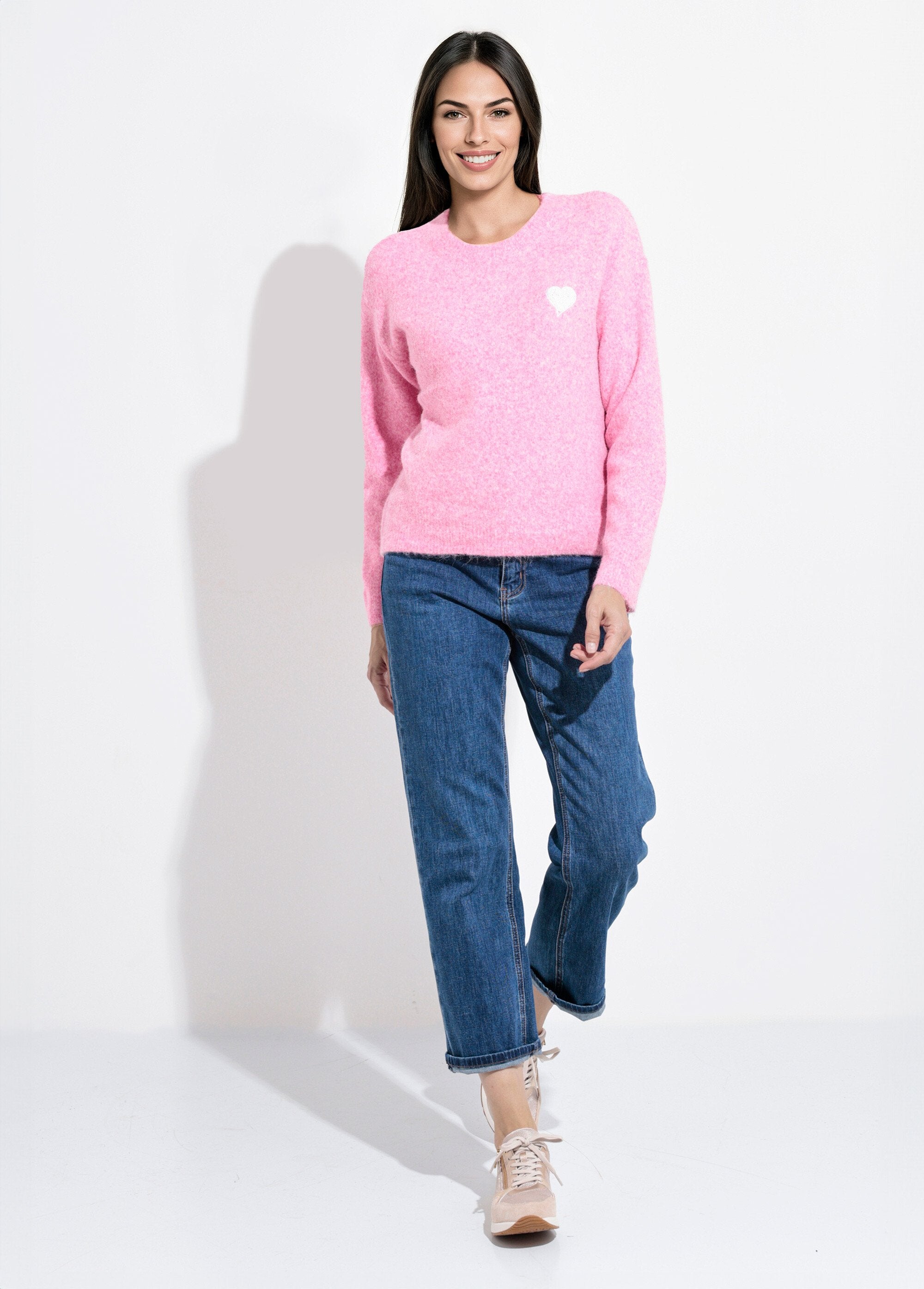 Maglia_con_scollo_rotondo_e_dettaglio_in_paillettes_Rose_SF1_slim
