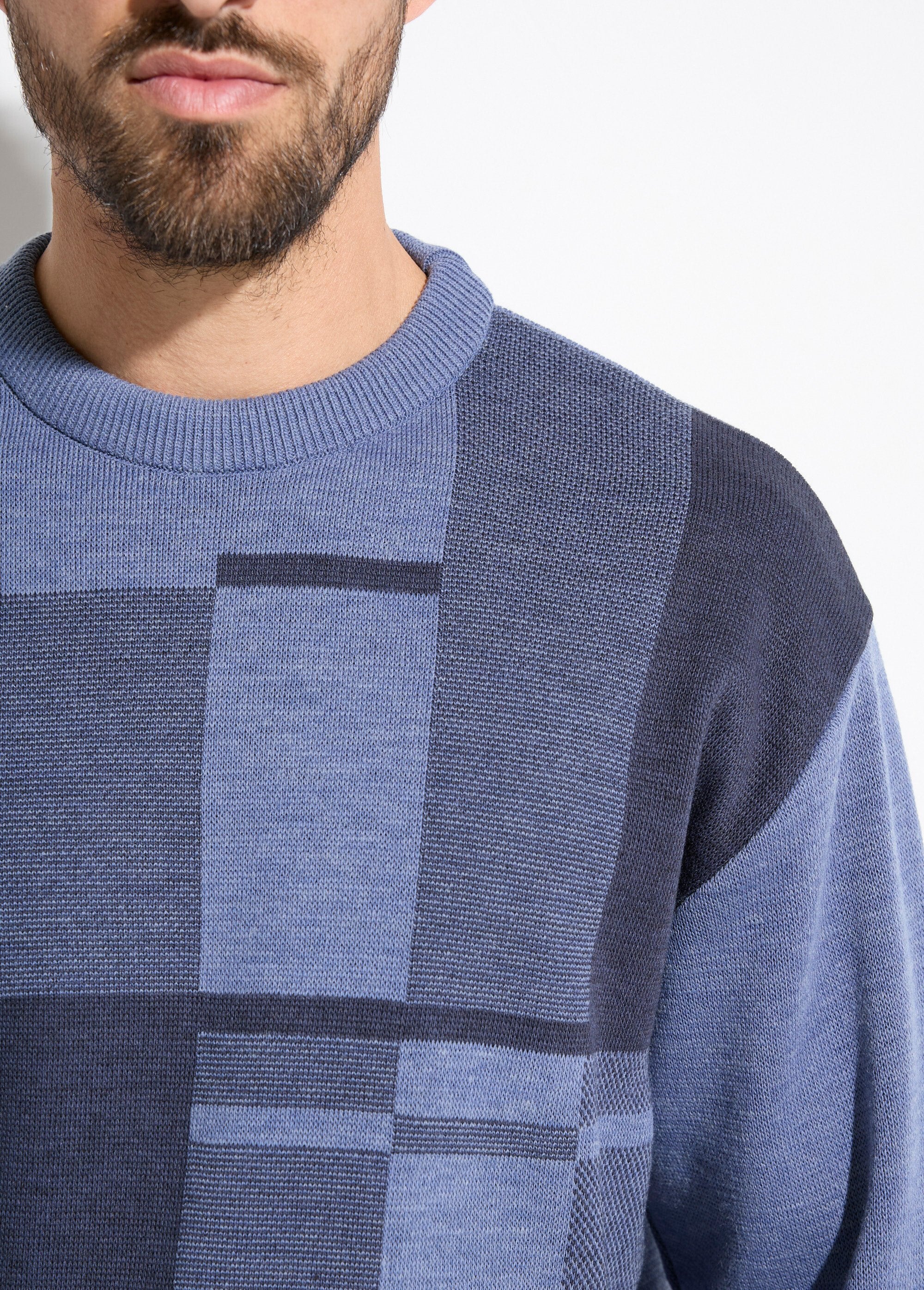 Maglia_a_maniche_lunghe_in_lana_jacquard_con_scollo_rotondo_Bleu_DE1_slim