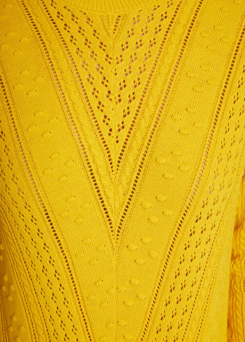 Maglia_traforata_con_scollo_rotondo_e_palline_Miel_DE3_slim