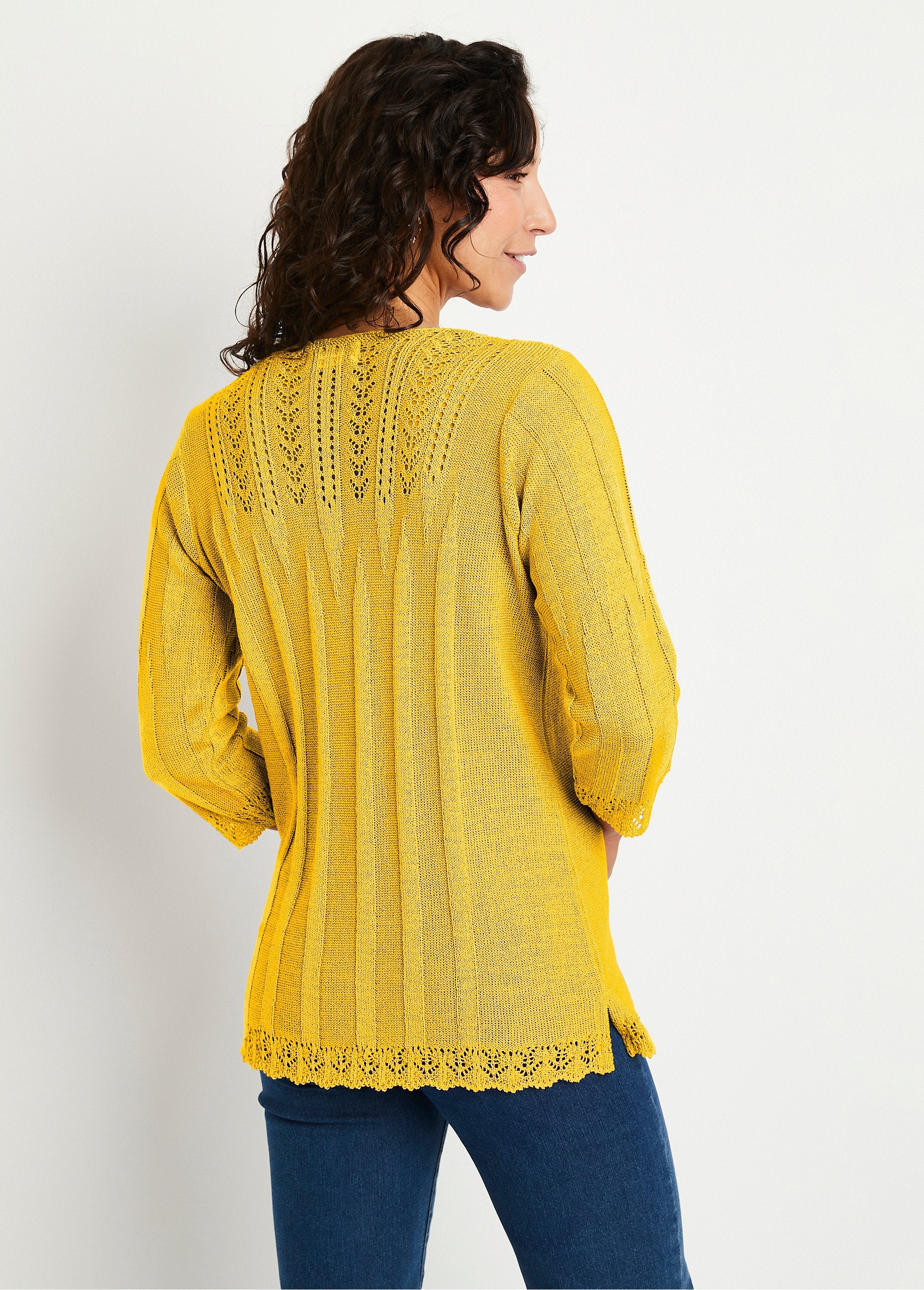 Maglia_corta_traforata_con_scollo_rotondo_Jaune_DO1_slim