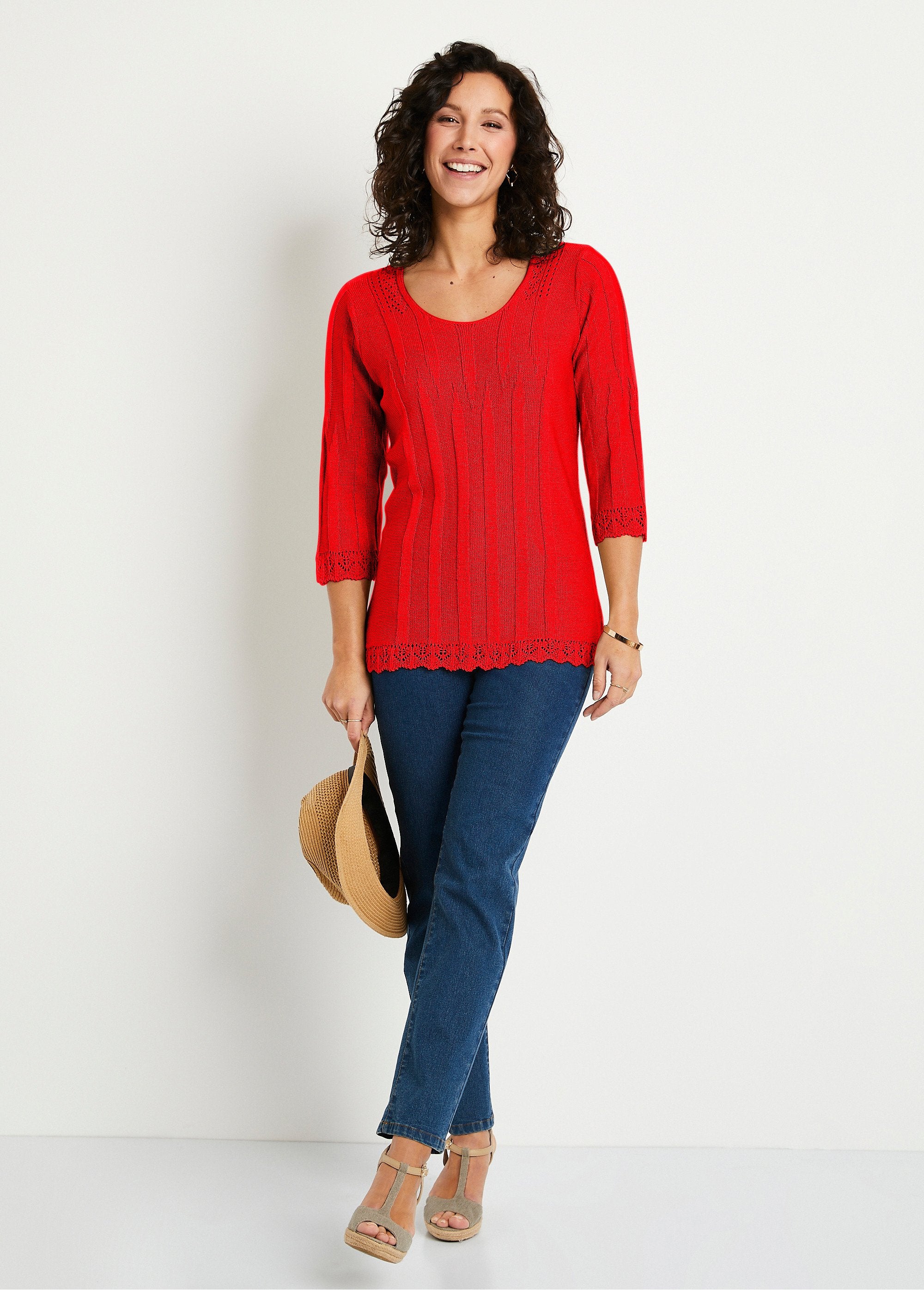 Maglia_corta_traforata_con_scollo_rotondo_Corail_SF1_slim