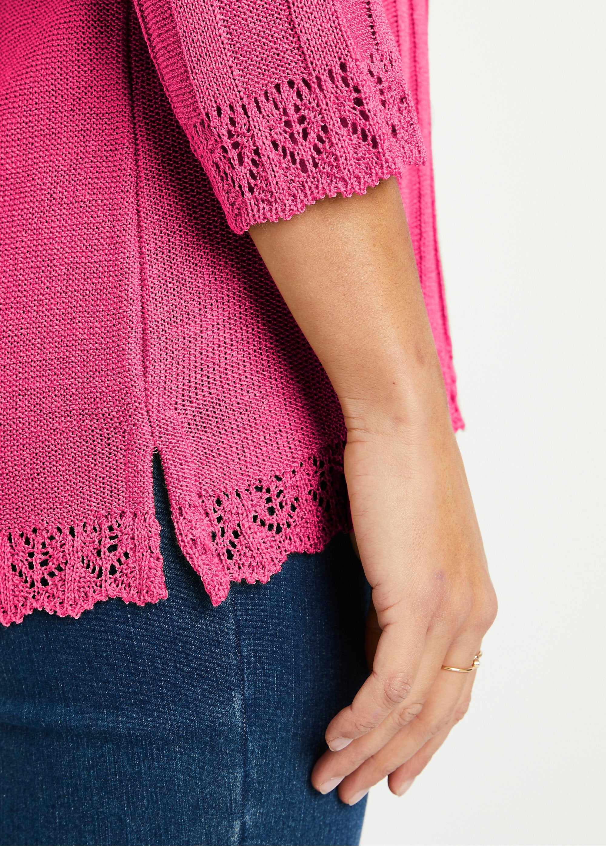 Maglia_corta_traforata_con_scollo_rotondo_Fuchsia_DE1_slim