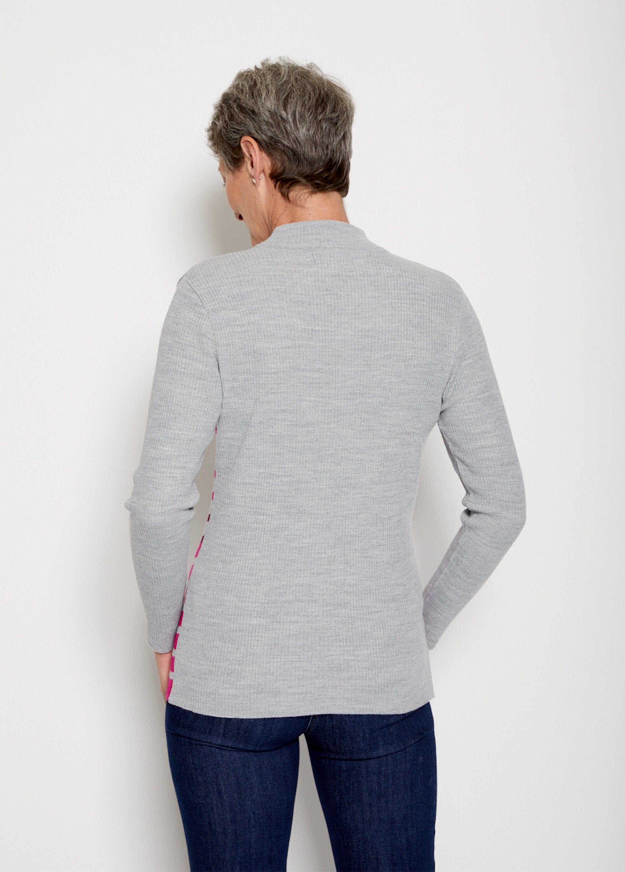 Maglia_a_collo_alto_in_maglia_a_coste_Raye_fuchsia_DO1_slim