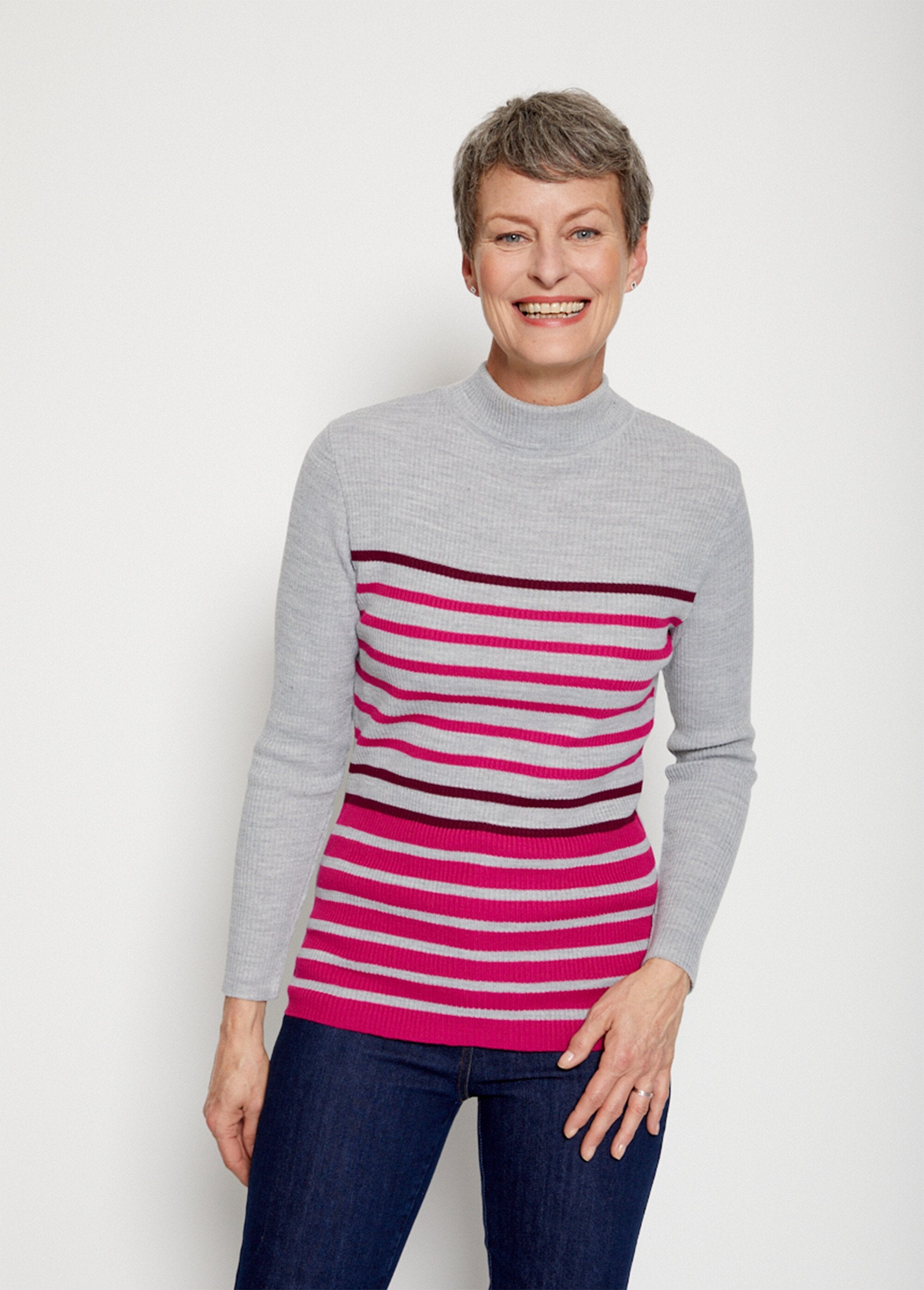 Maglia_a_collo_alto_in_maglia_a_coste_Raye_fuchsia_FA1_slim